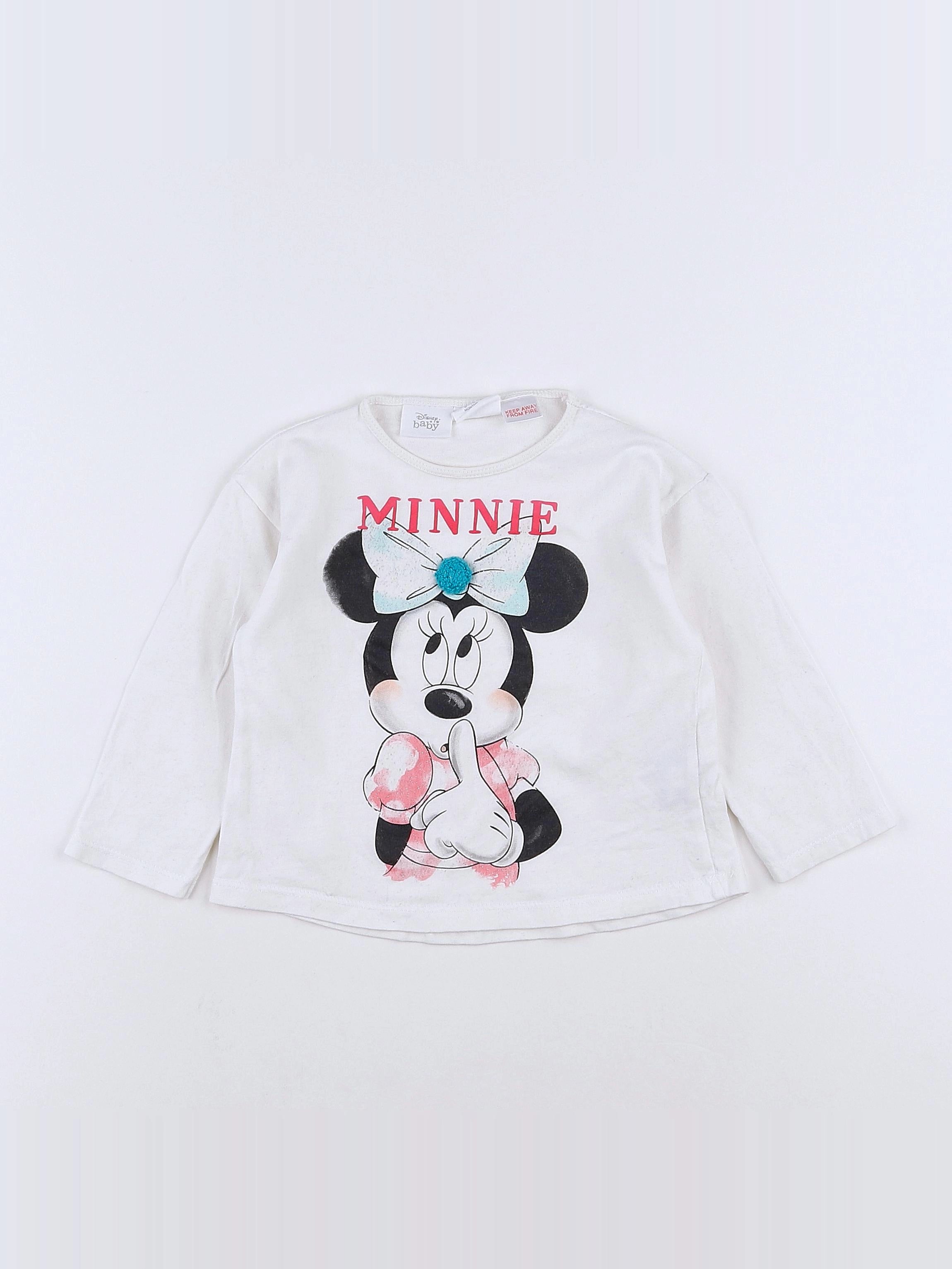 Zara - tee-shirt blanc - 9/12 mois