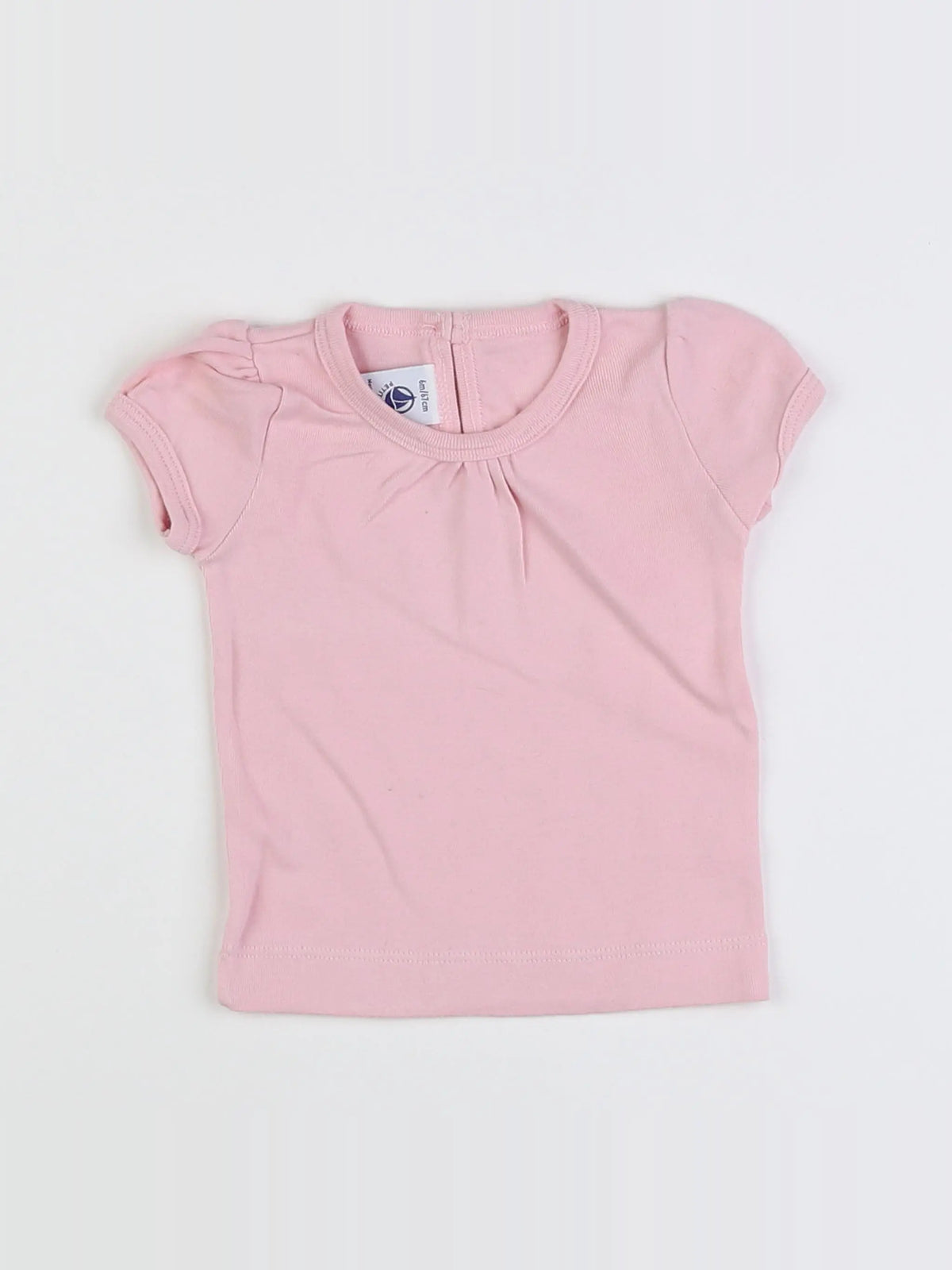 Petit Bateau - maillot de corps rose - 6 mois