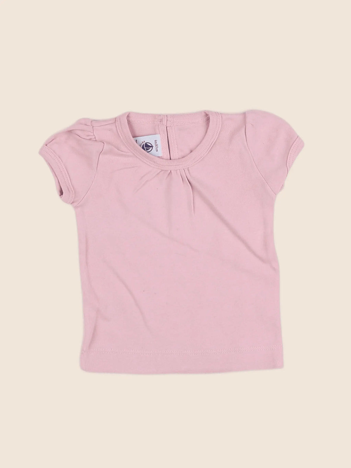 Petit Bateau - maillot de corps rose - 6 mois
