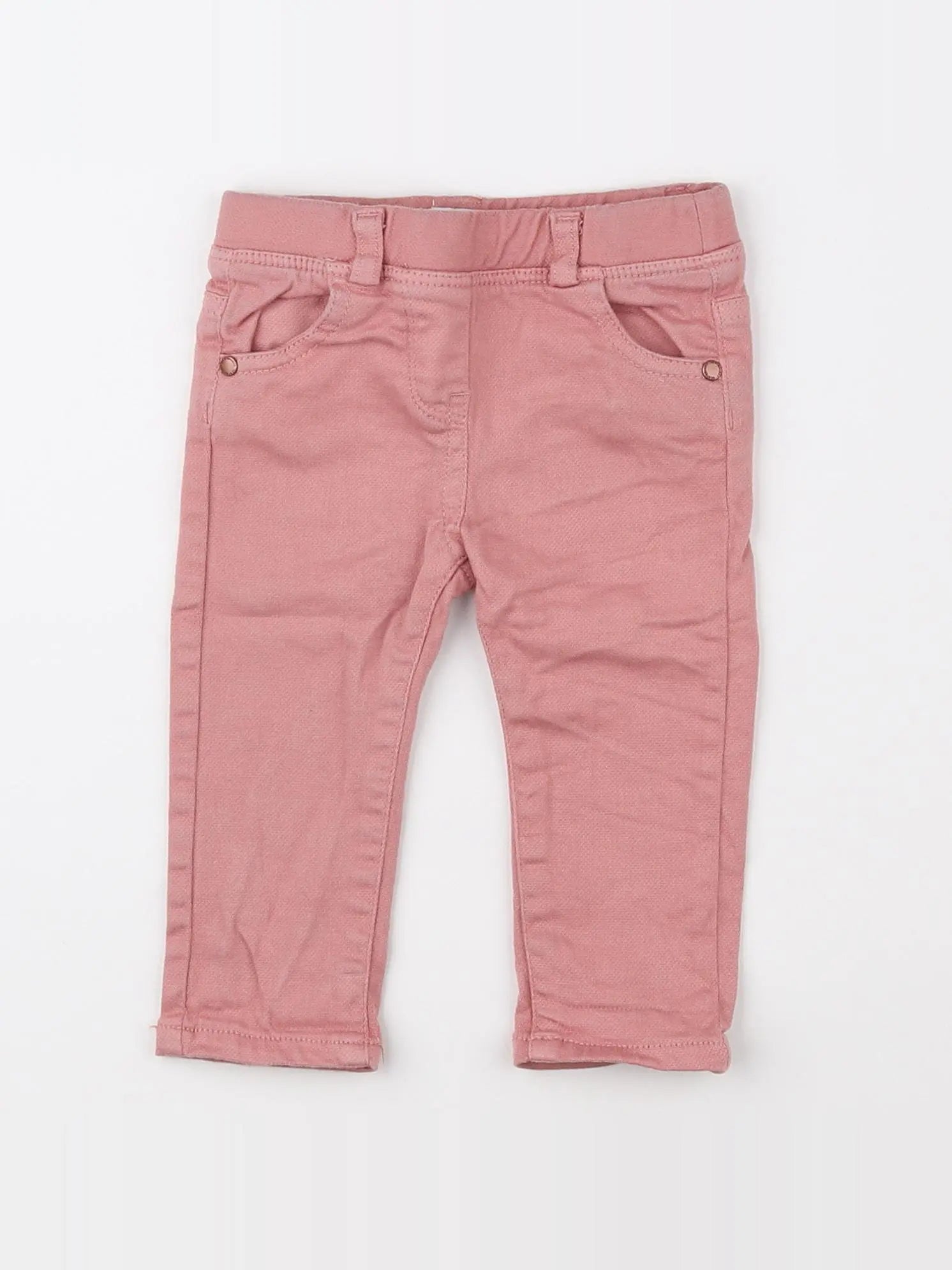 Vertbaudet - jegging rose - 9 mois