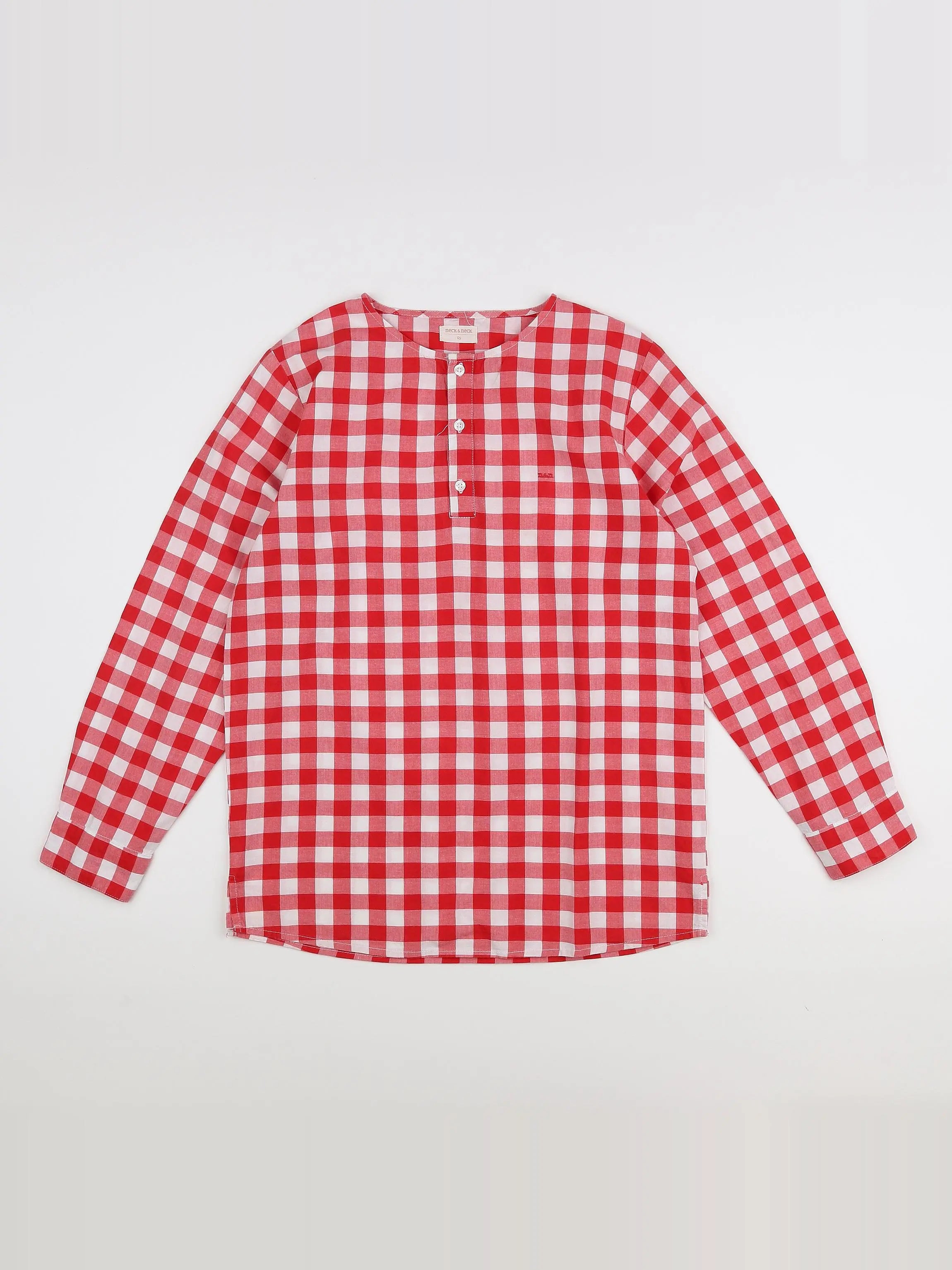 Neck & Neck - chemise blanc, rouge - 12 ans