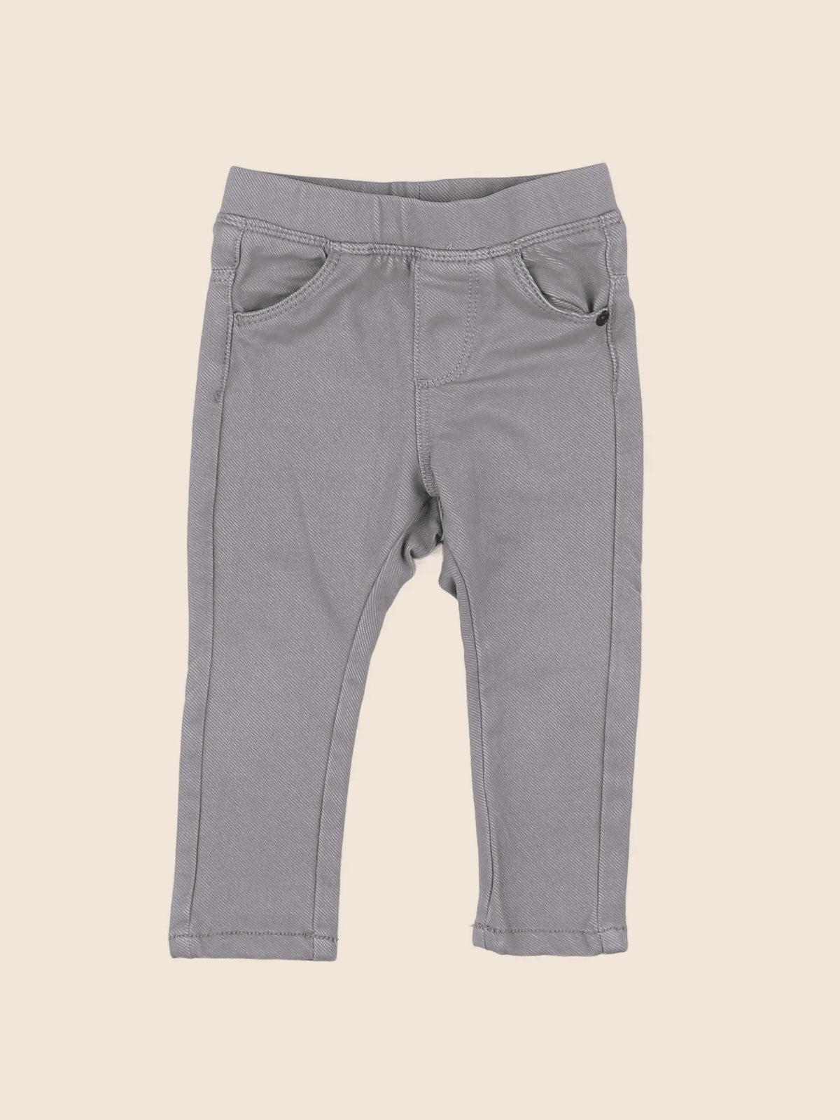 Vertbaudet - jegging gris - 12 mois