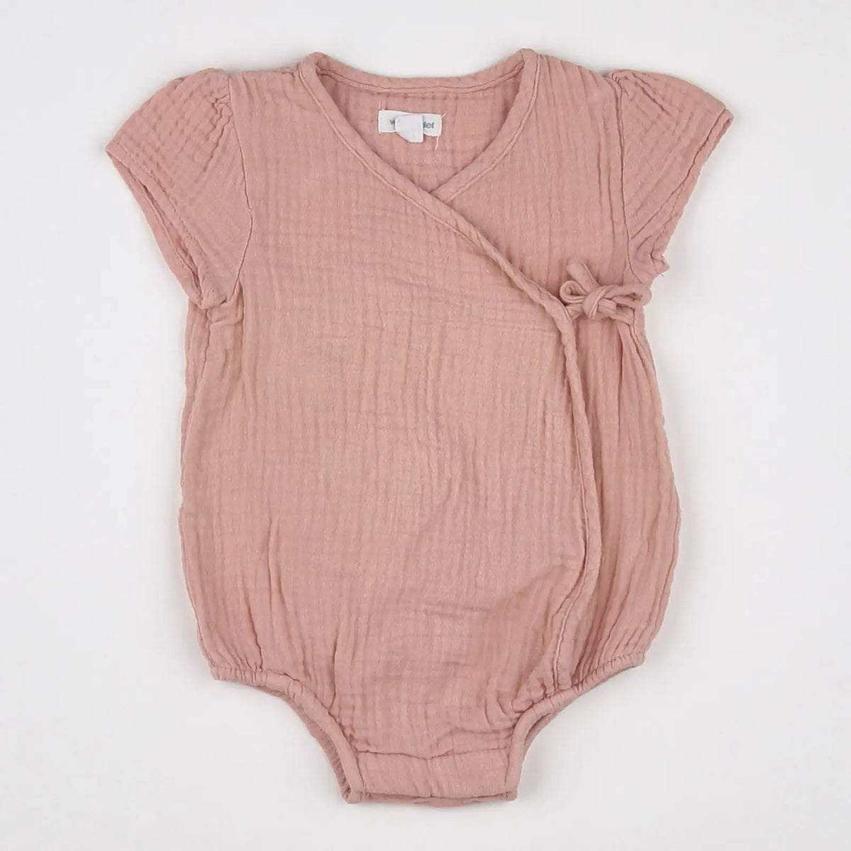 Vertbaudet - combinaison rose - 3 mois
