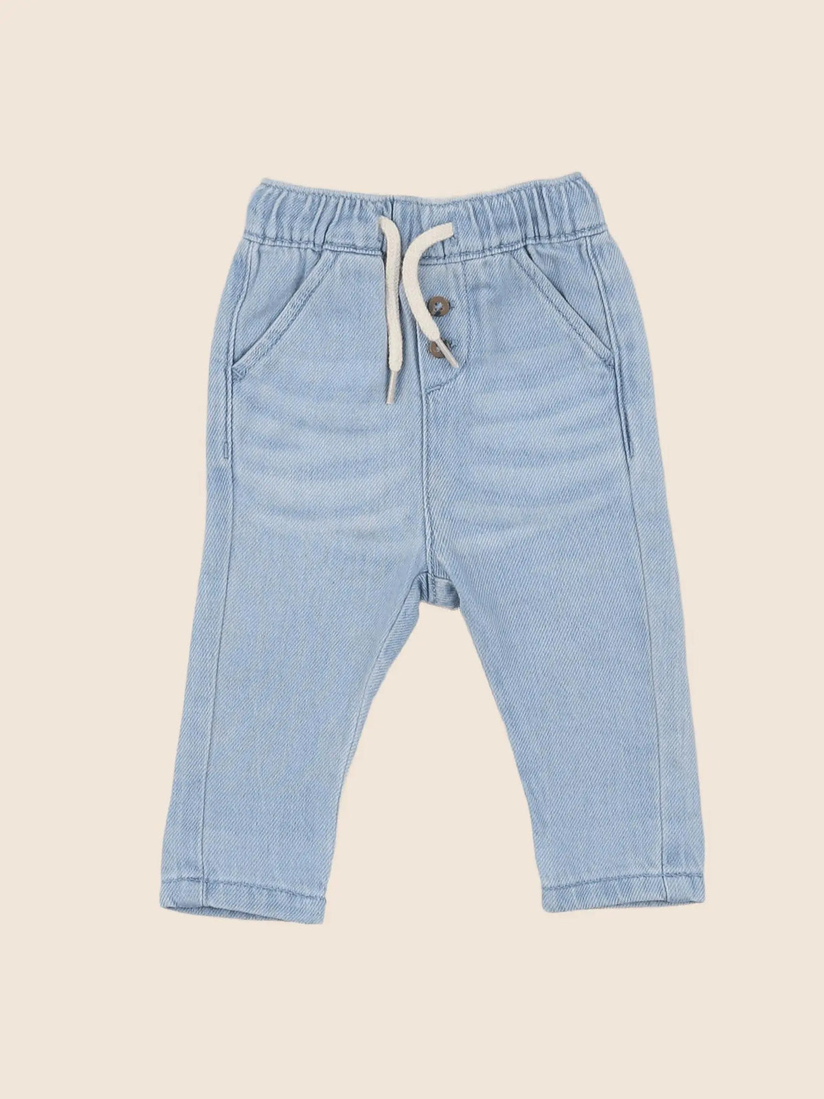 Vertbaudet - pantalon bleu - 3 mois