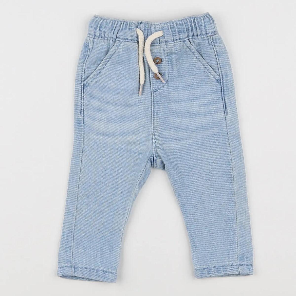 Vertbaudet - pantalon bleu - 3 mois