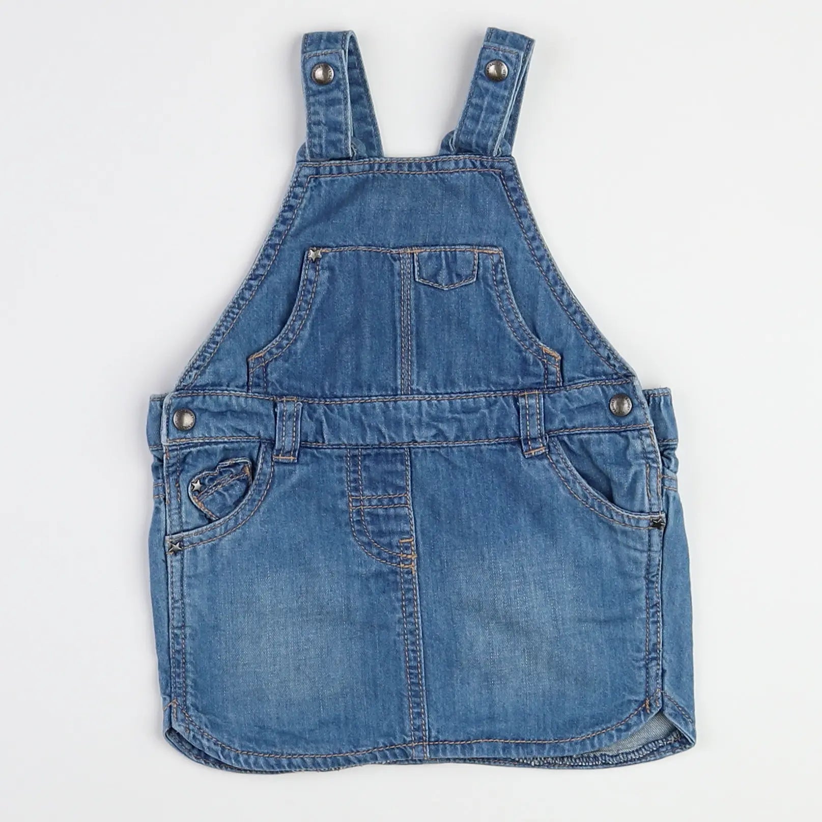 Vertbaudet - robe bleu - 12 mois