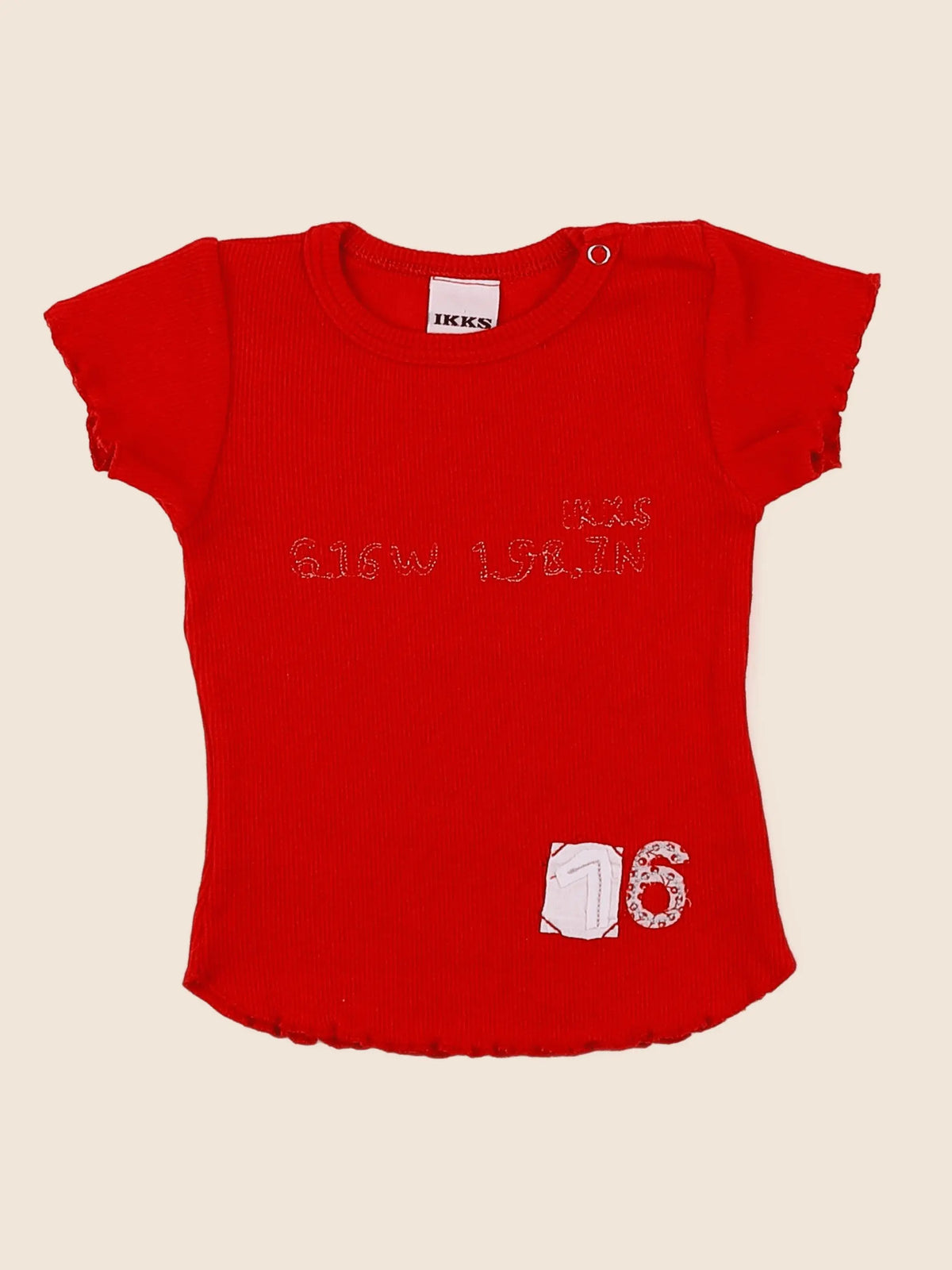 IKKS - tee-shirt rouge - 12 mois