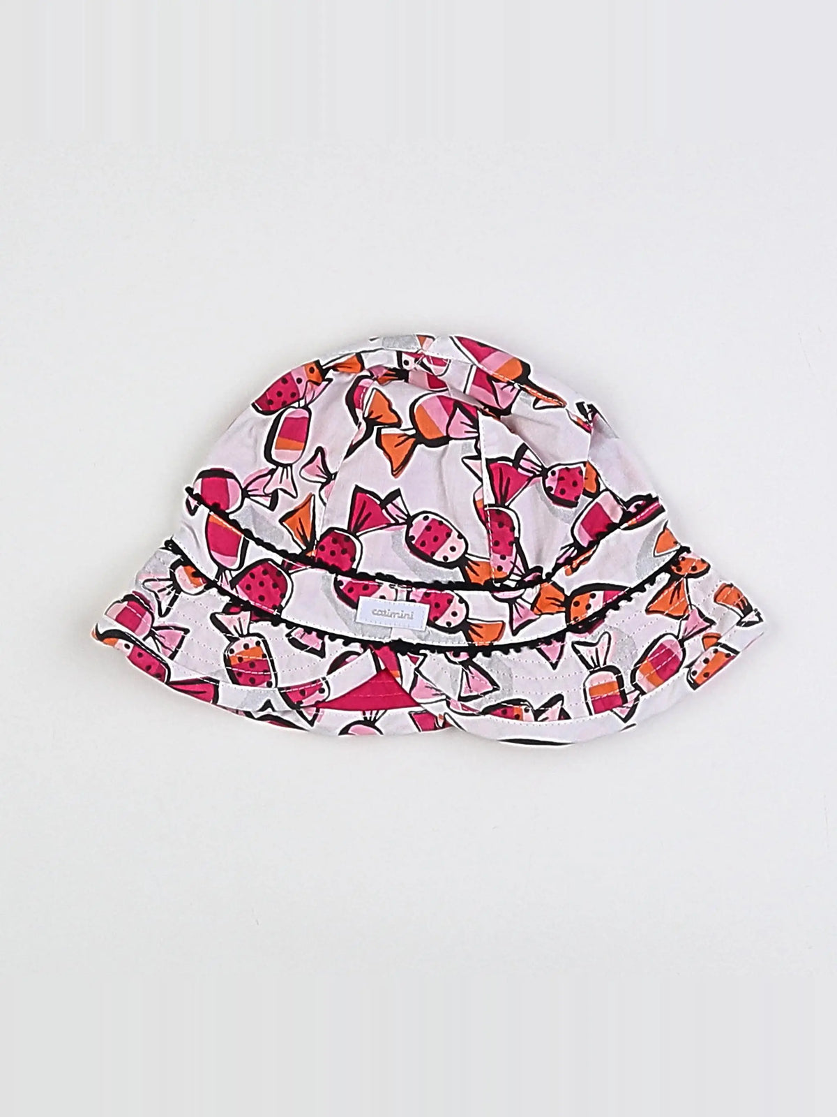 Catimini - chapeau rose, blanc, multicolore - 6 mois