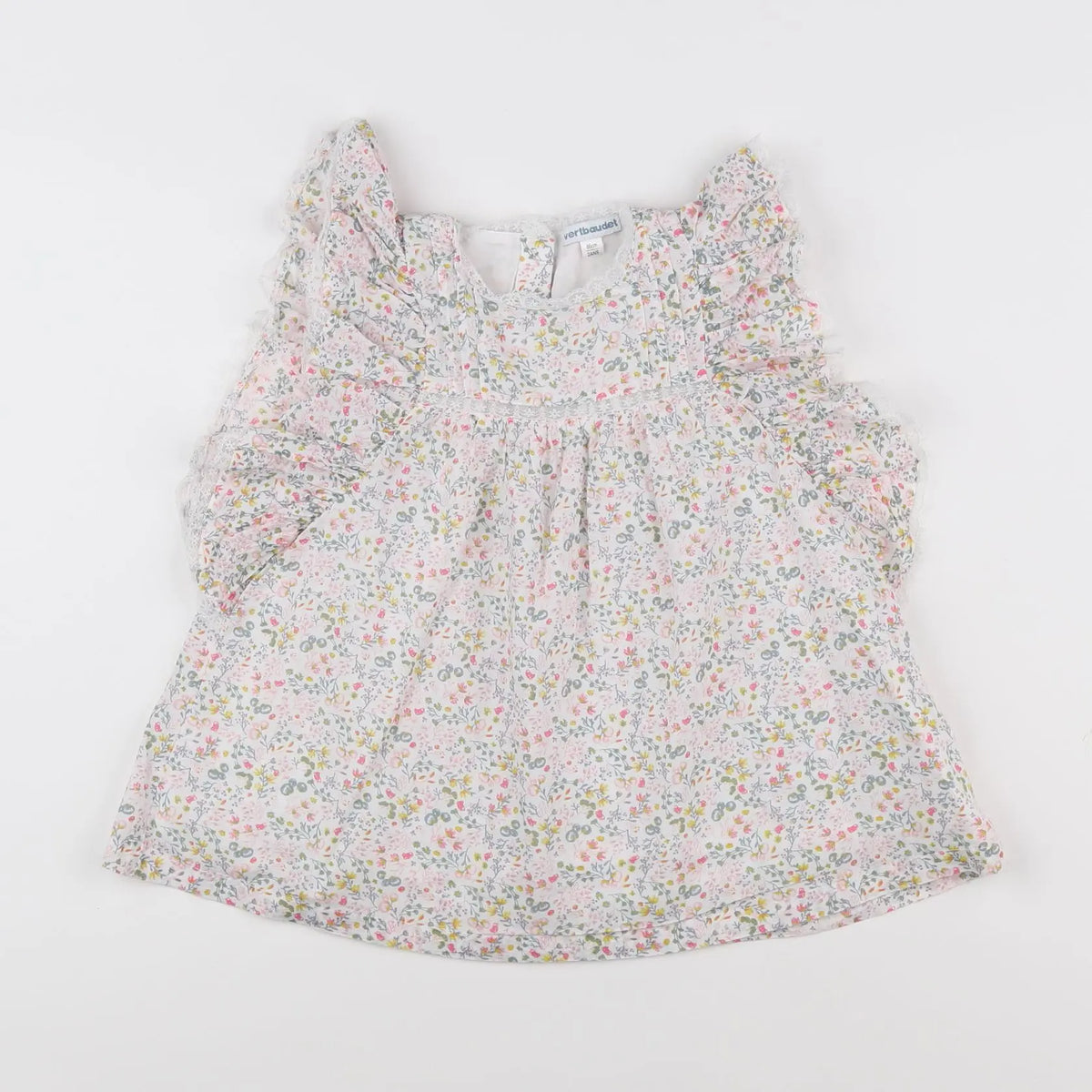 Vertbaudet - robe multicolore - 2 ans