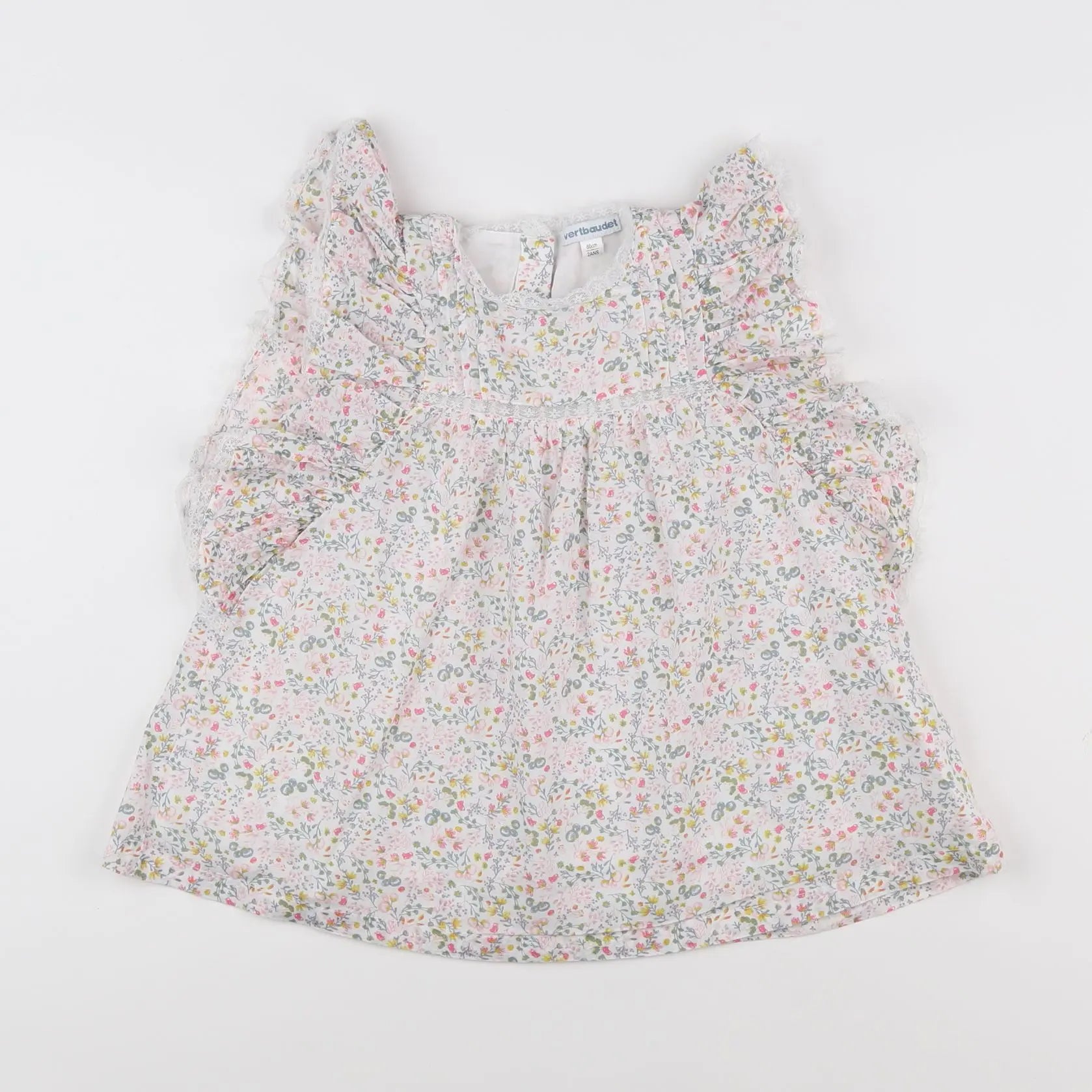 Vertbaudet - robe multicolore - 2 ans