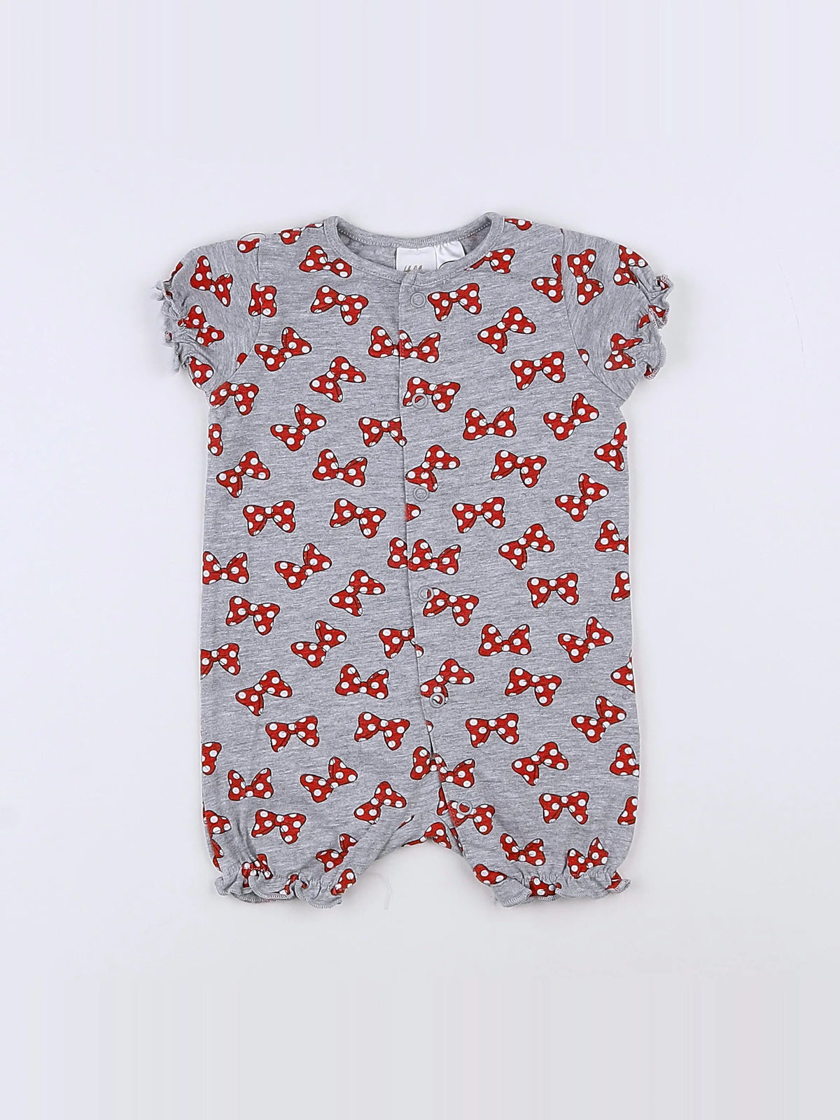 H&M - combinaison gris - 1/3 mois