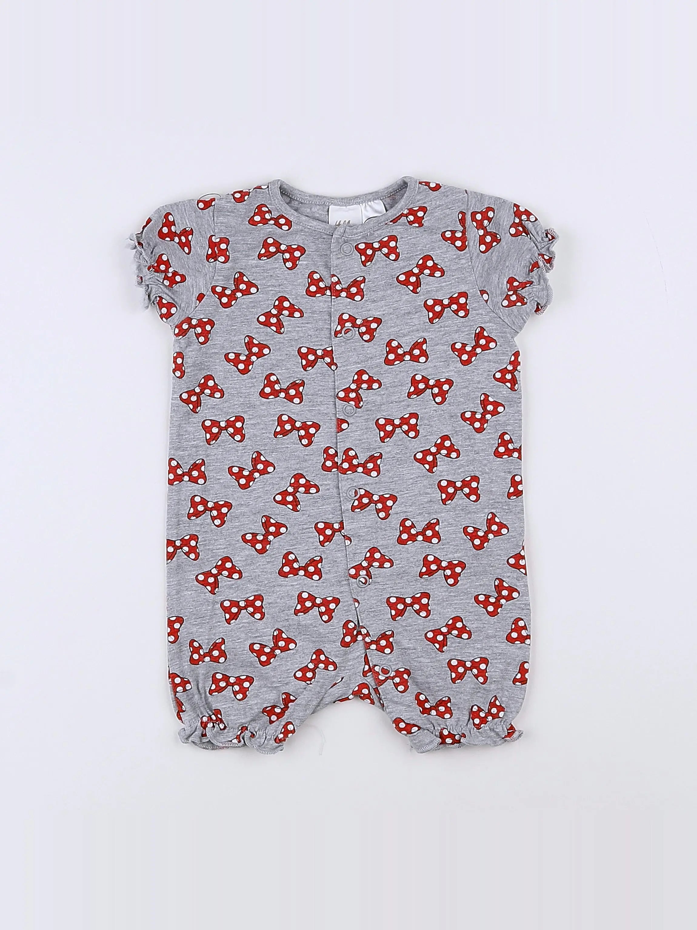 H&M - combinaison gris - 1/3 mois