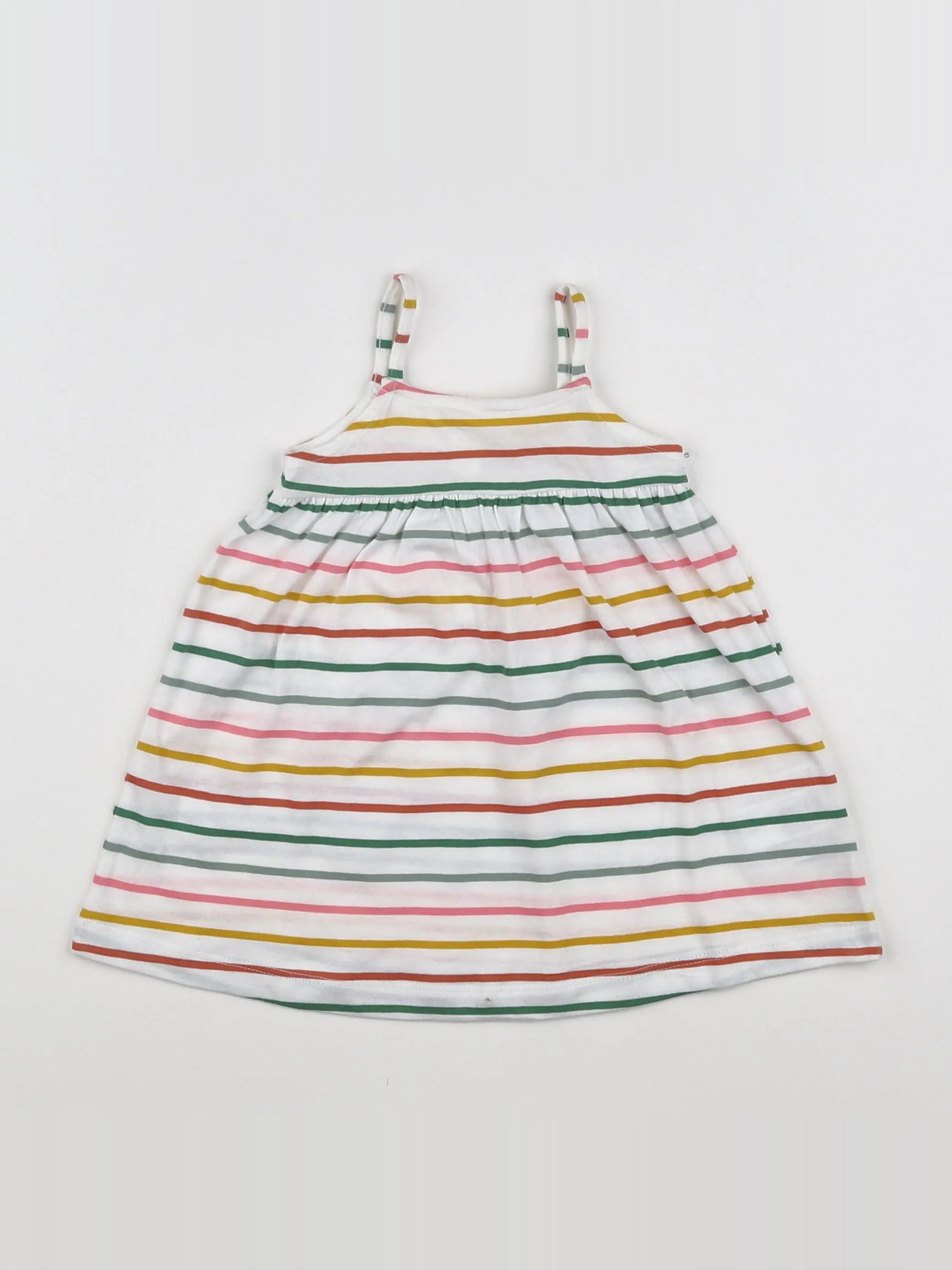 Boutchou - robe multicolore (état neuf) - 6 mois