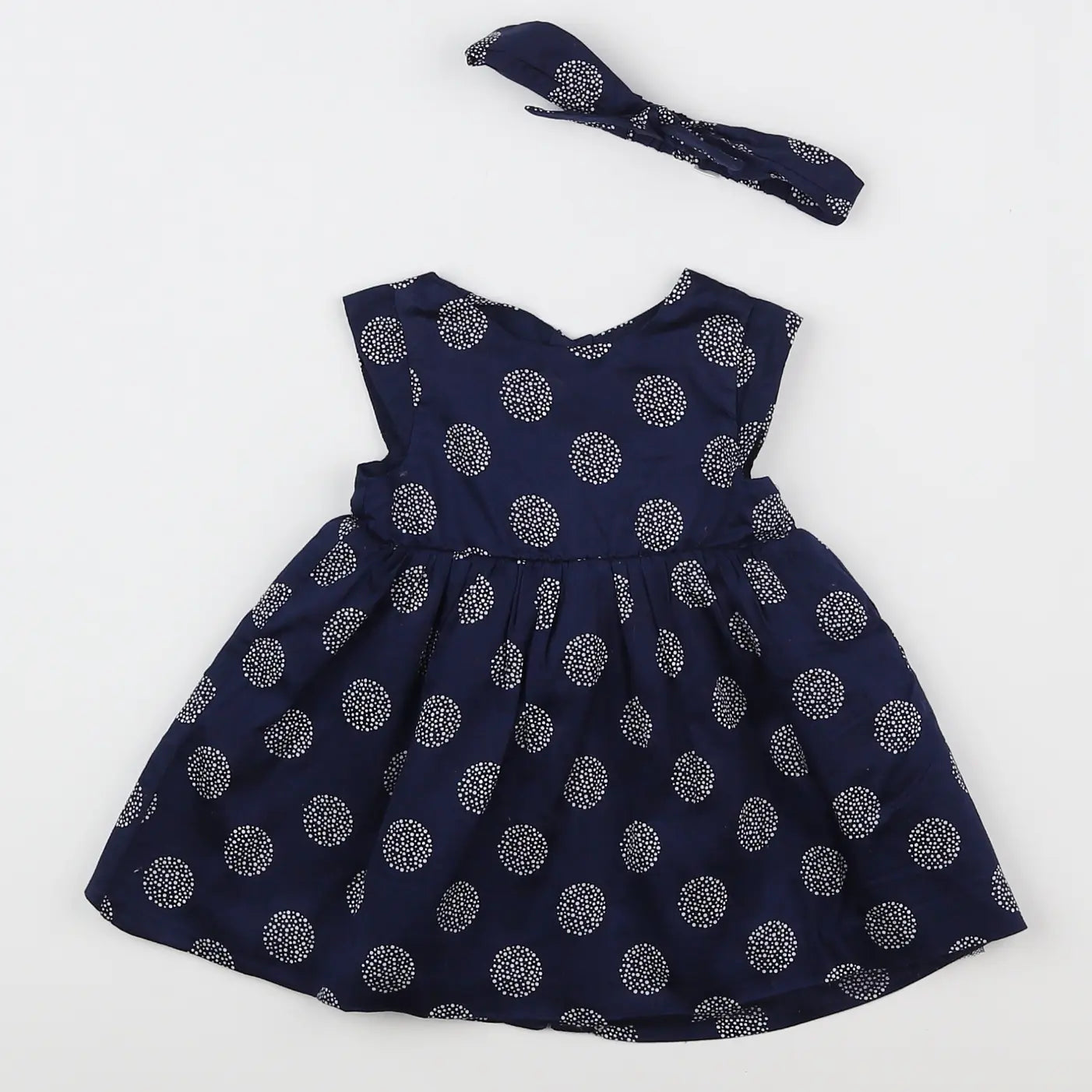 Vertbaudet - robe bleu - 6 mois