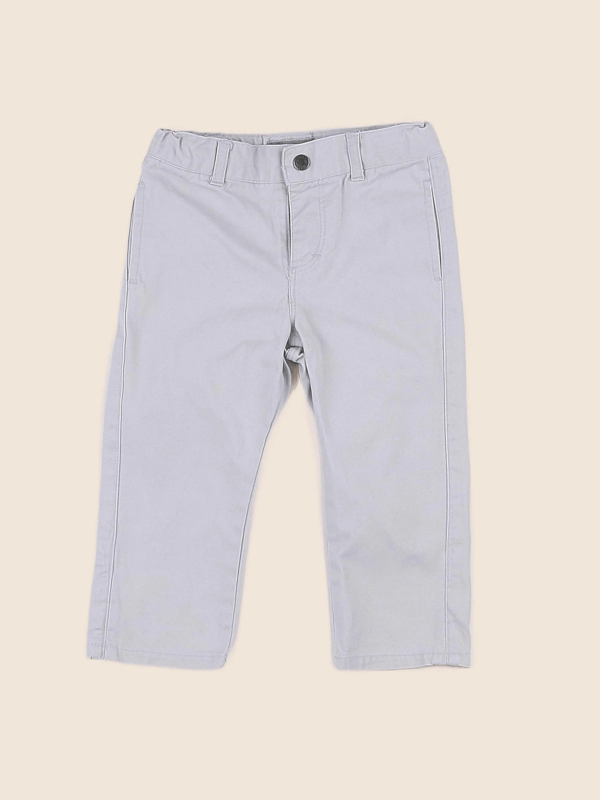 Vertbaudet - pantalon gris - 12 mois