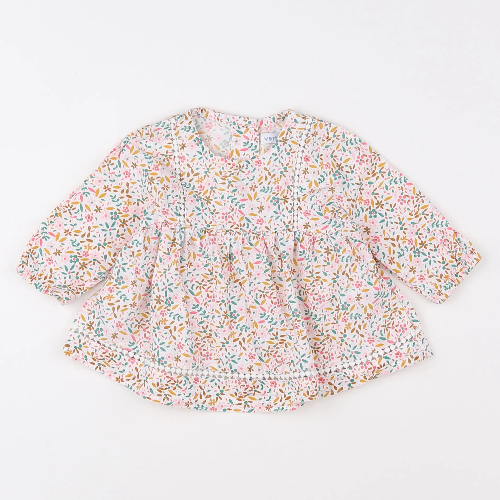 Vertbaudet - blouse blanc - 3 mois