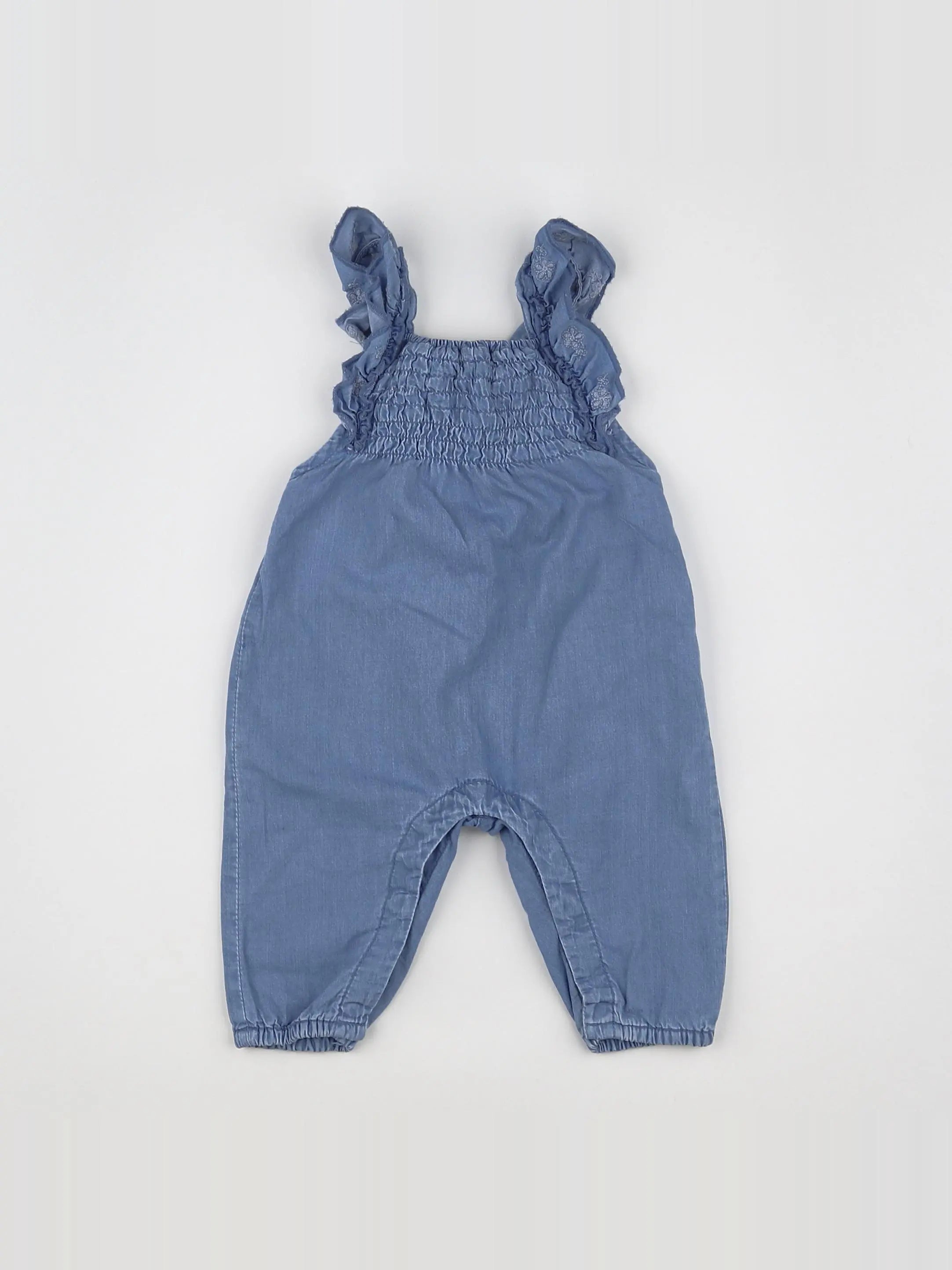 Zara - salopette bleu - 1/3 mois