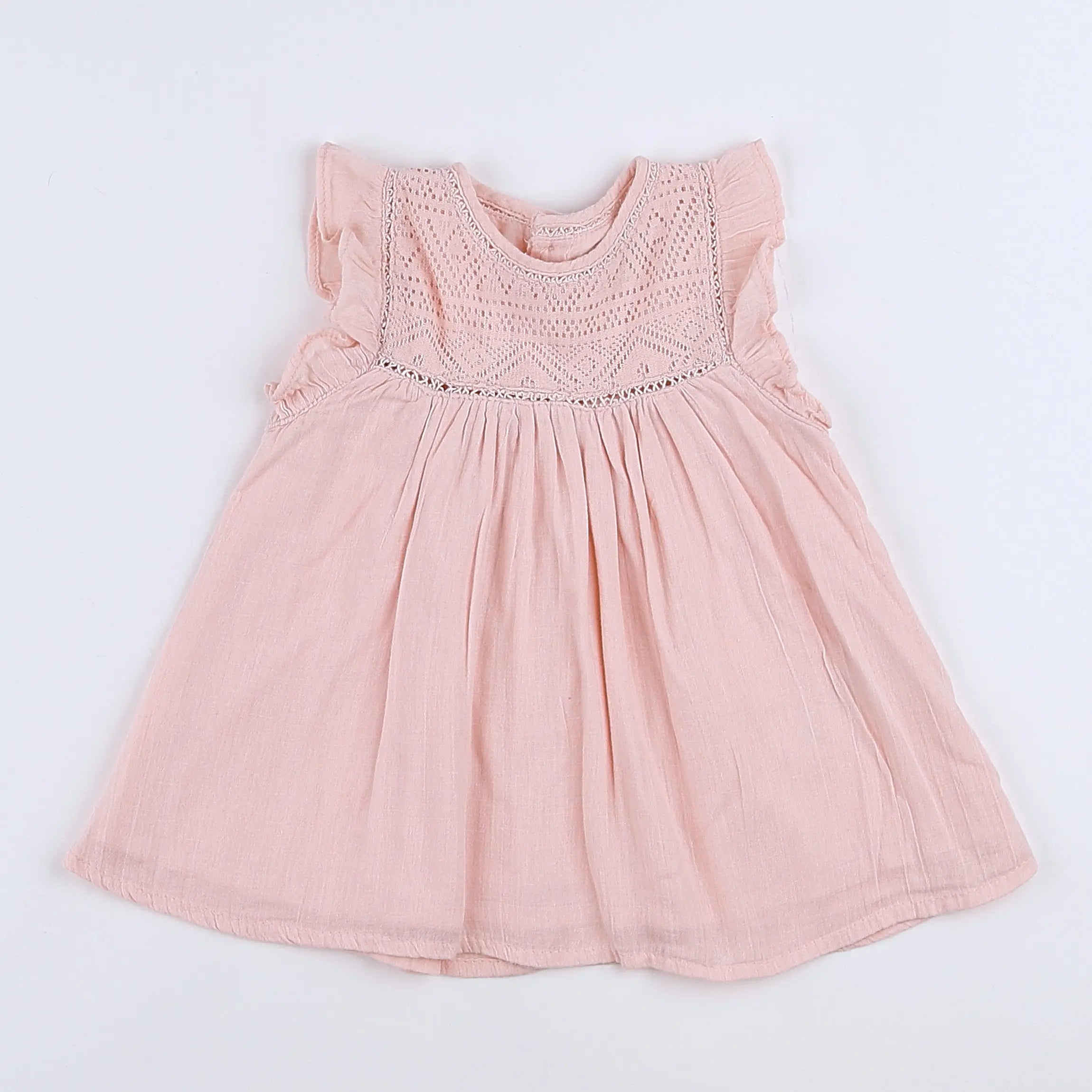 Vertbaudet - robe rose - 3 mois