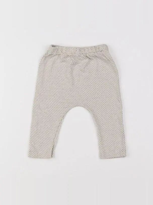 Boutchou - sarouel beige, noir - 3 mois