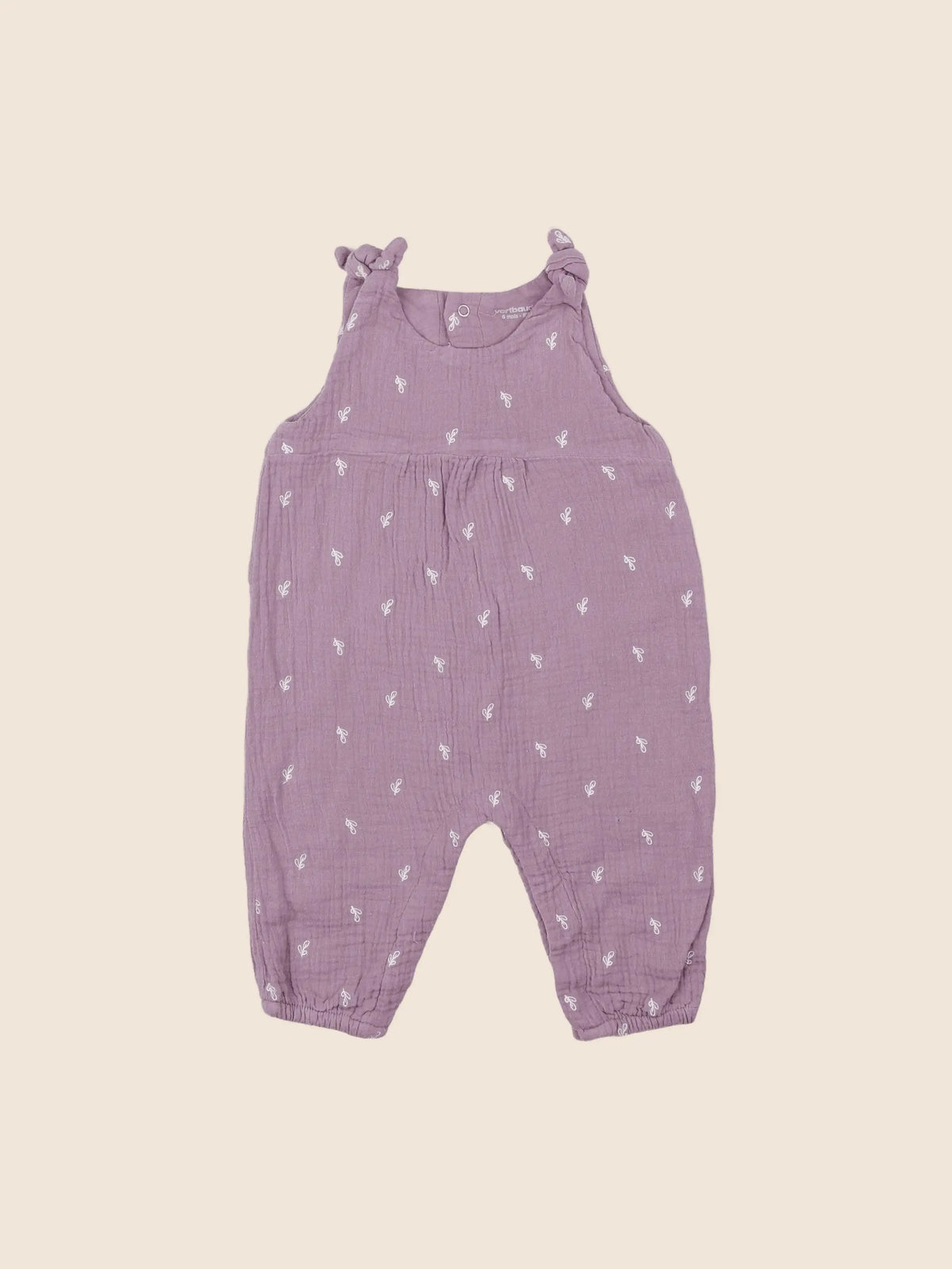 Vertbaudet - combinaison violet - 6 mois