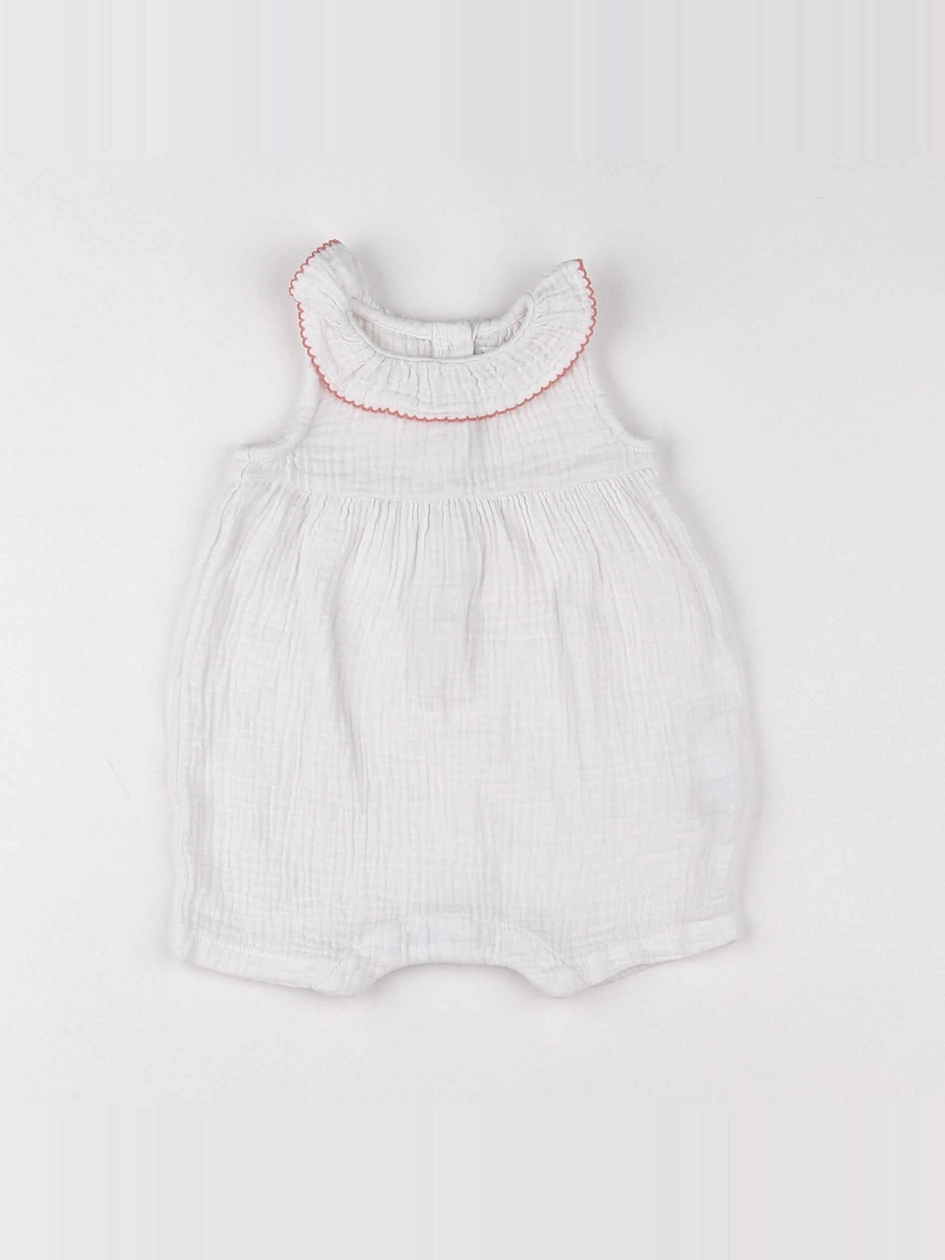 Boutchou - combinaison blanc - 3 mois