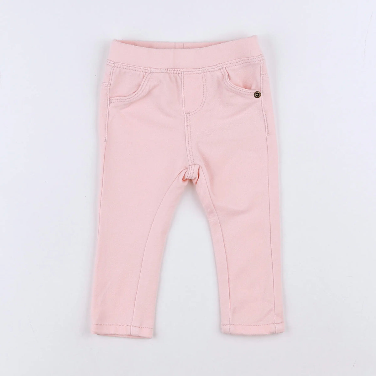 Vertbaudet - jegging rose - 9 mois