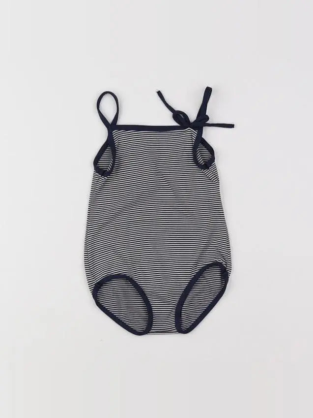 Petit Bateau - maillot de bain bleu, blanc - 12 mois