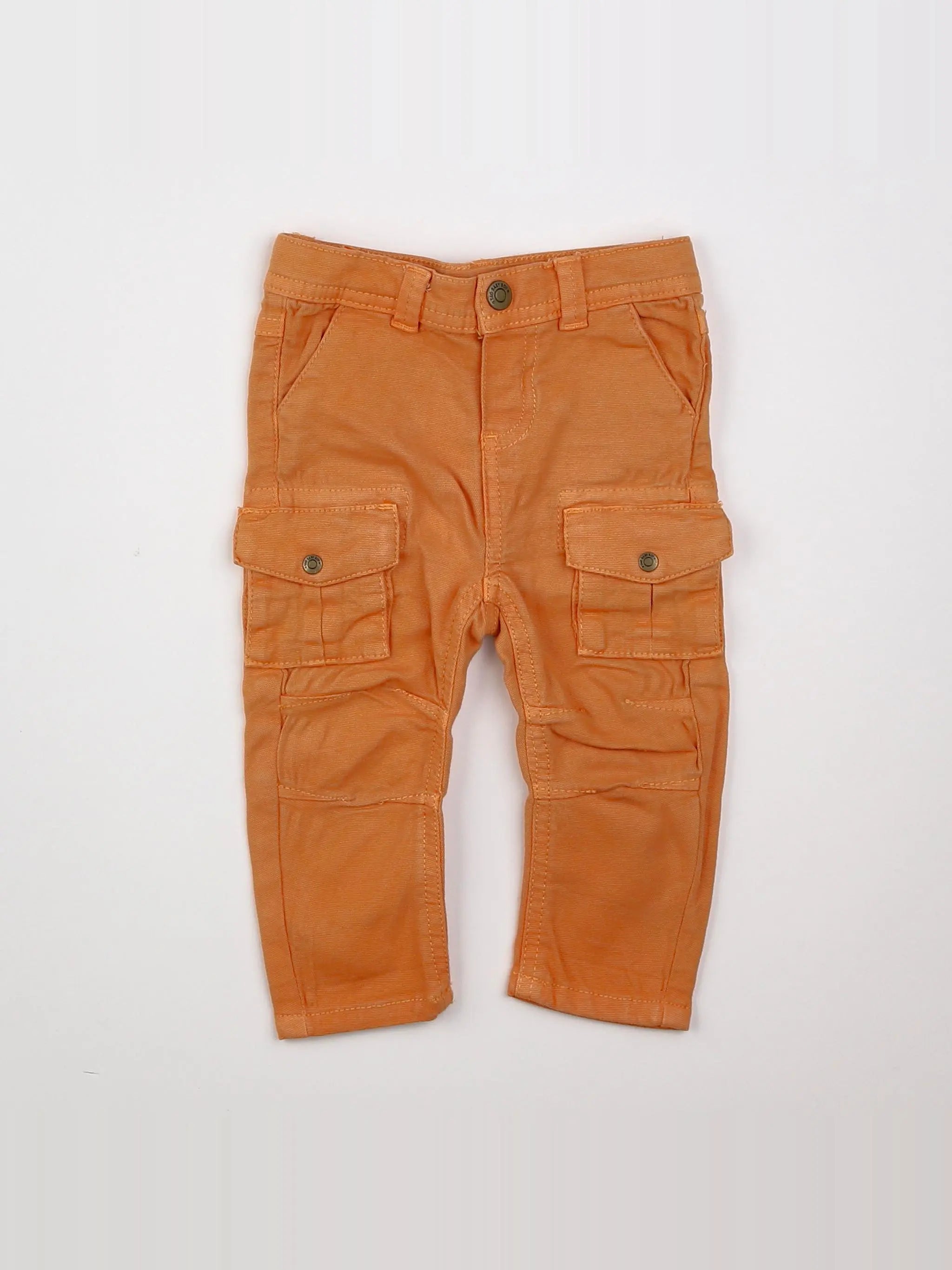 Tape à l'oeil - pantalon orange - 9 mois