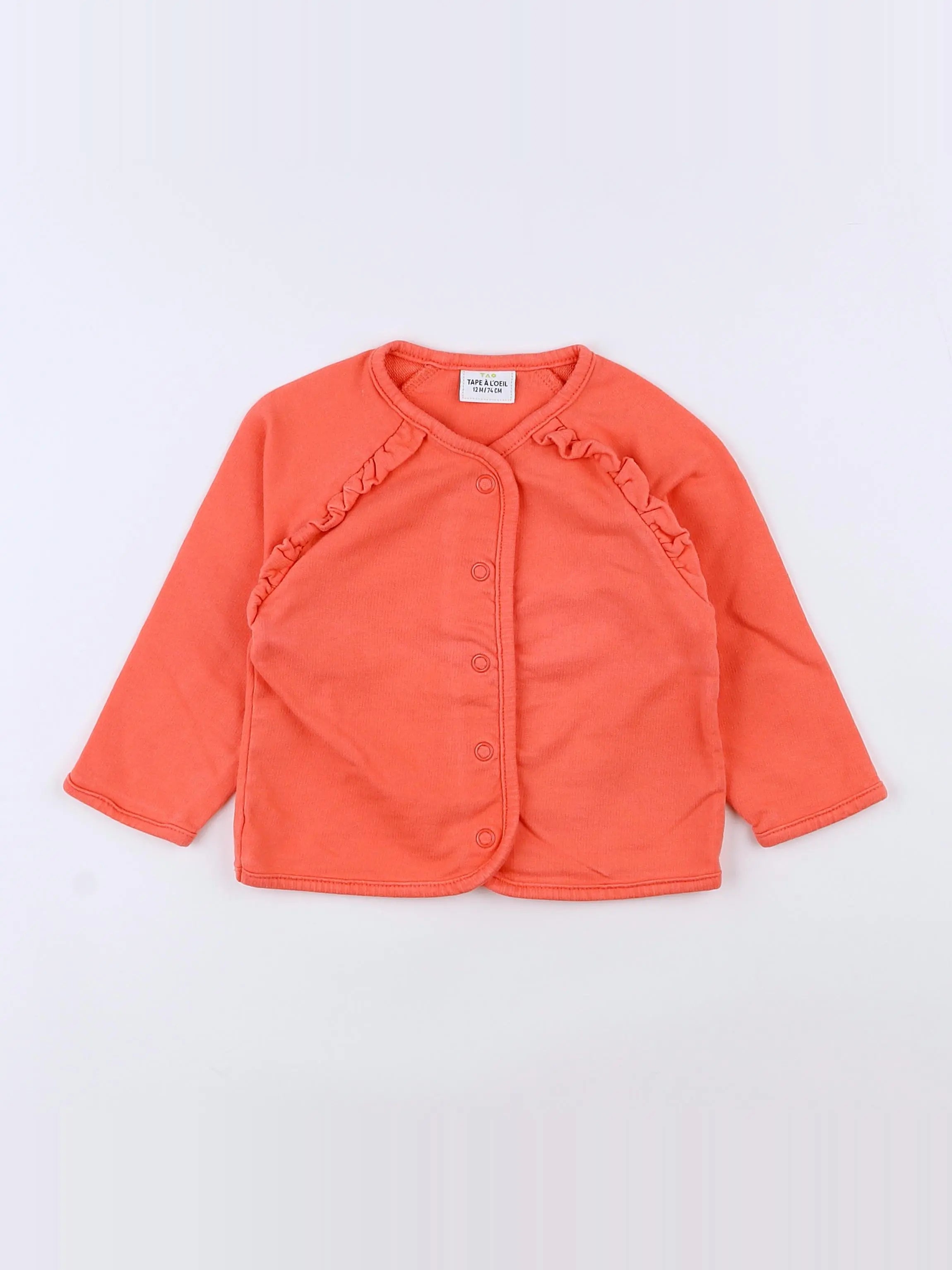 Tape à l'oeil - gilet rose - 12 mois