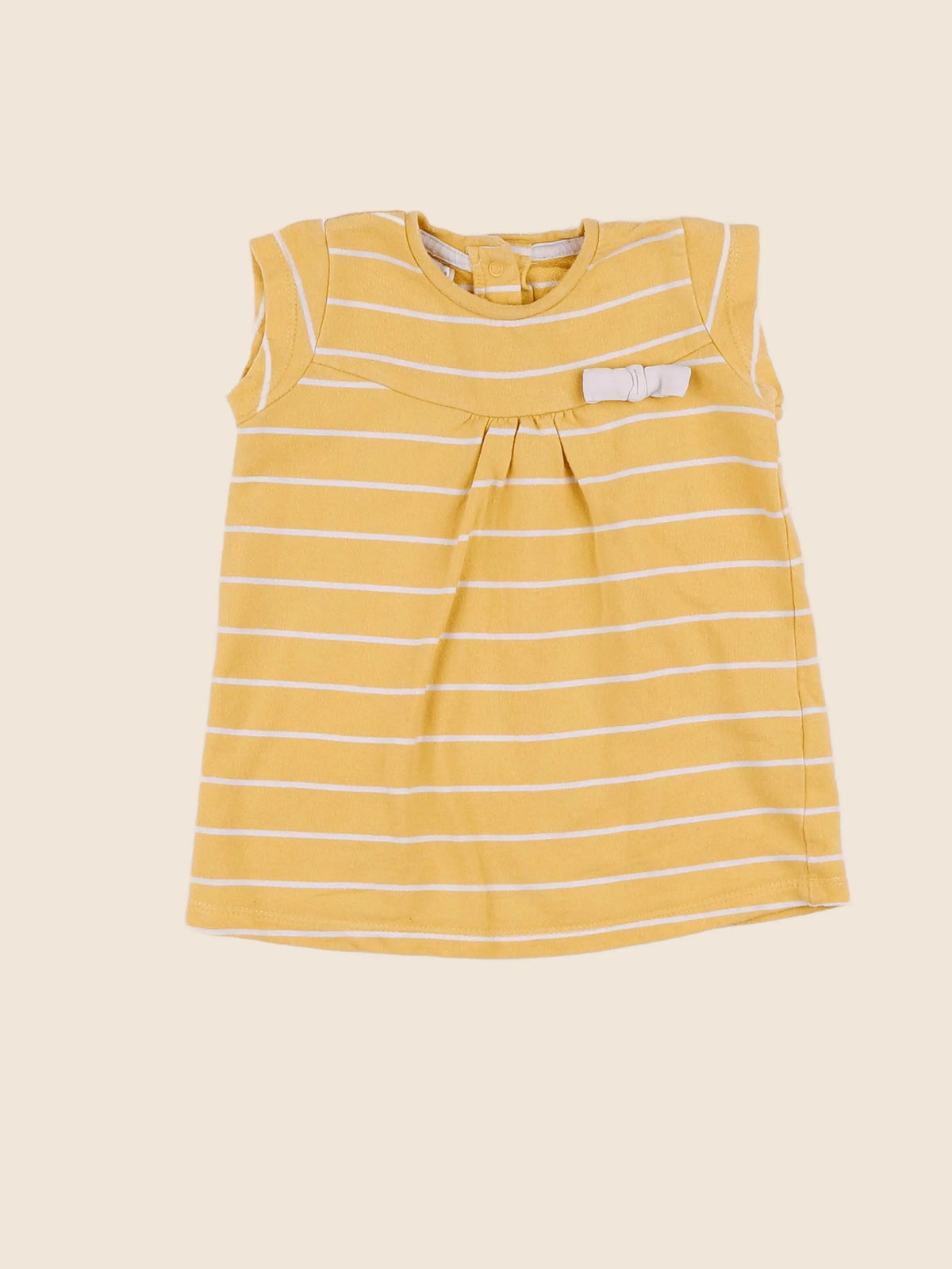 Vertbaudet - robe jaune - 9 mois