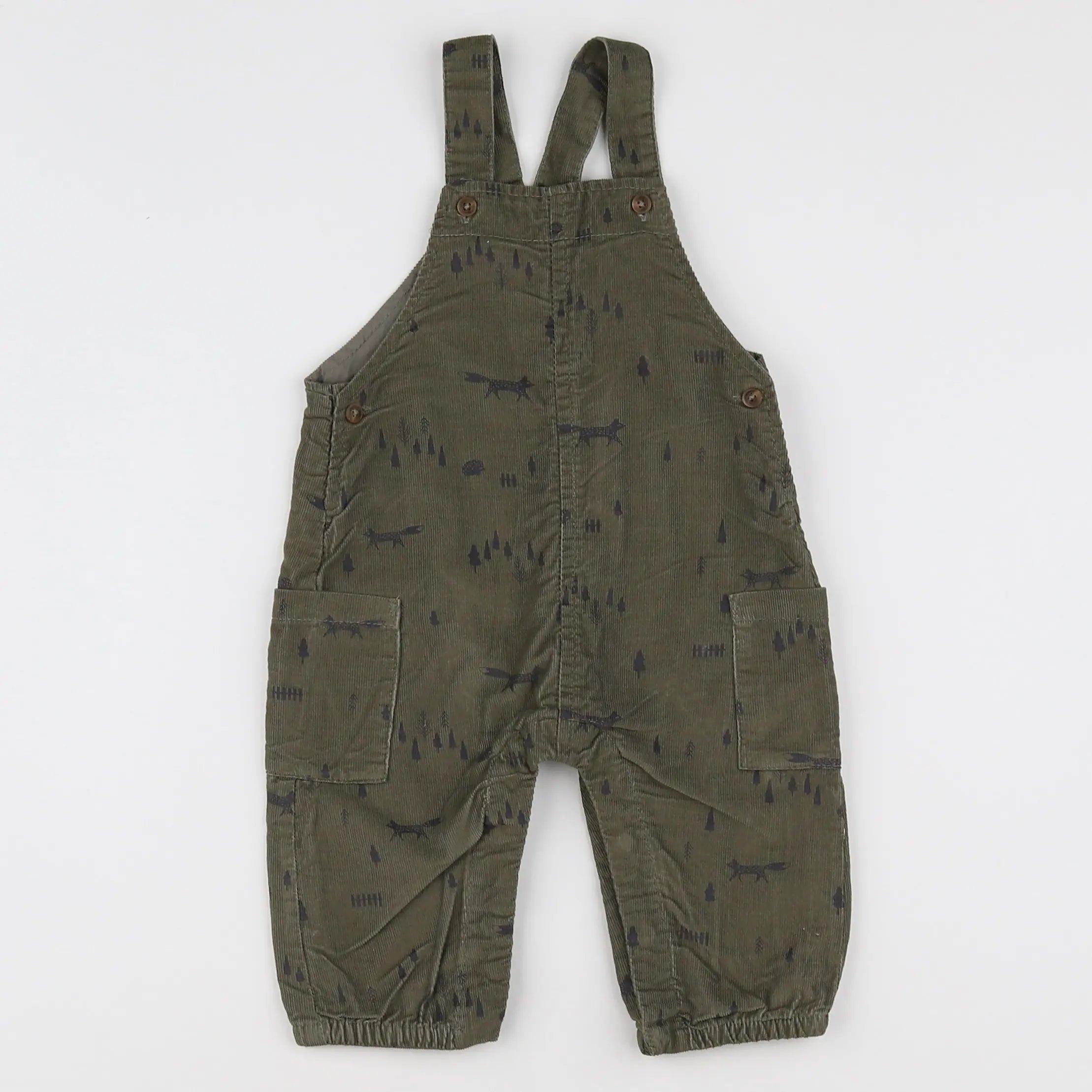 Vertbaudet - salopette vert - 6 mois