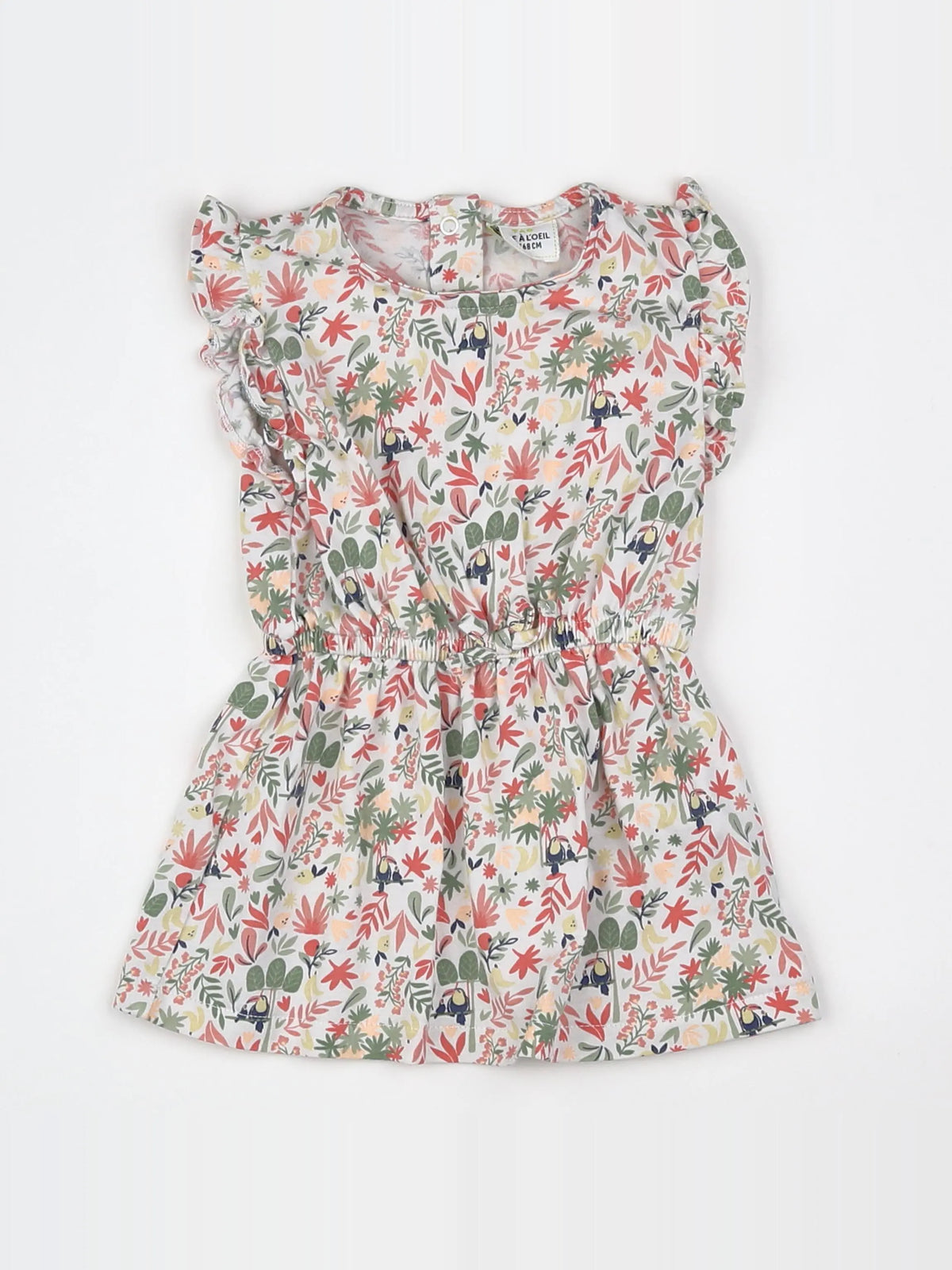 Tape à l'oeil - robe multicolore - 6 mois
