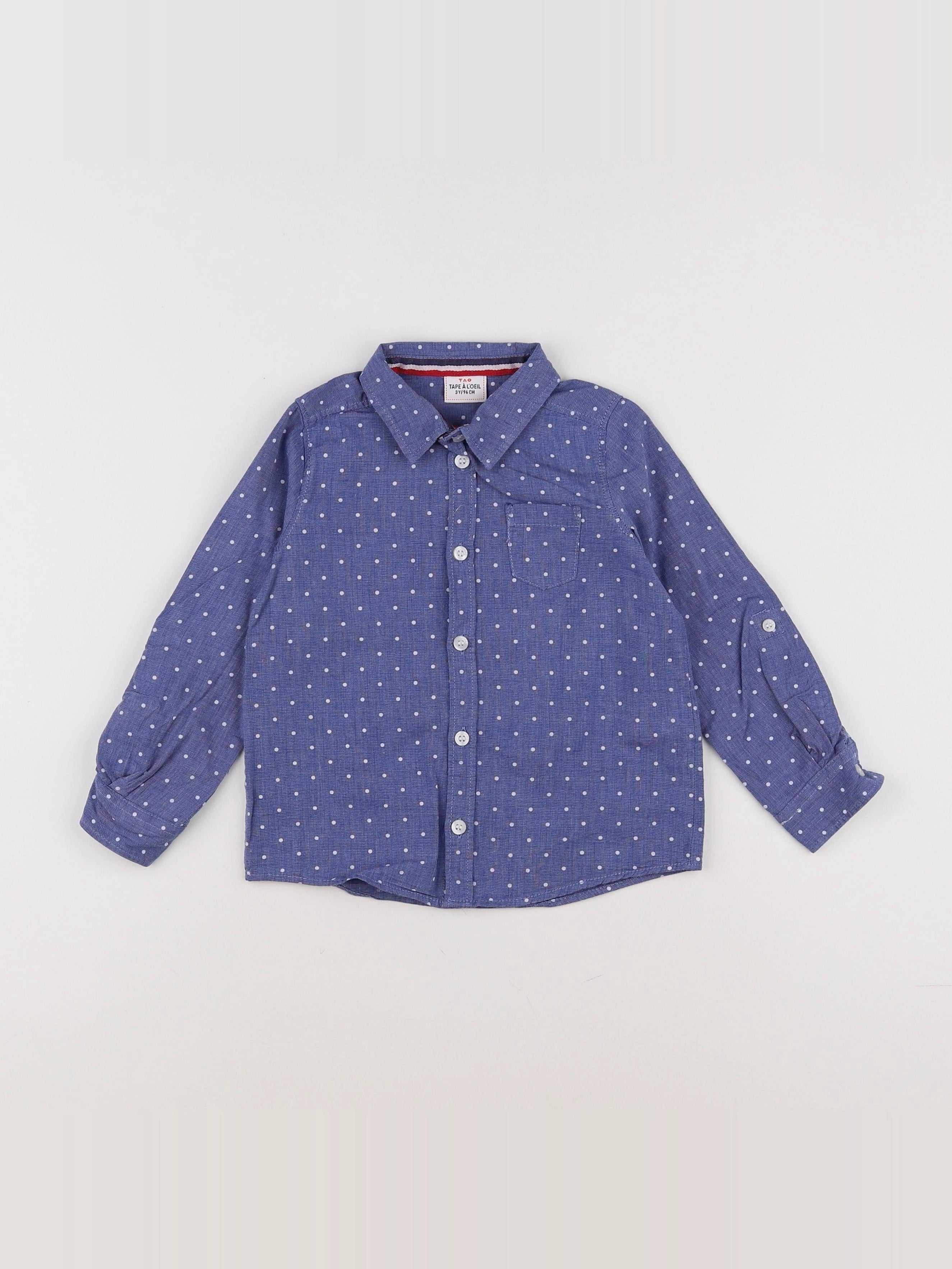 Tape à l'oeil - chemise bleu - 3 ans