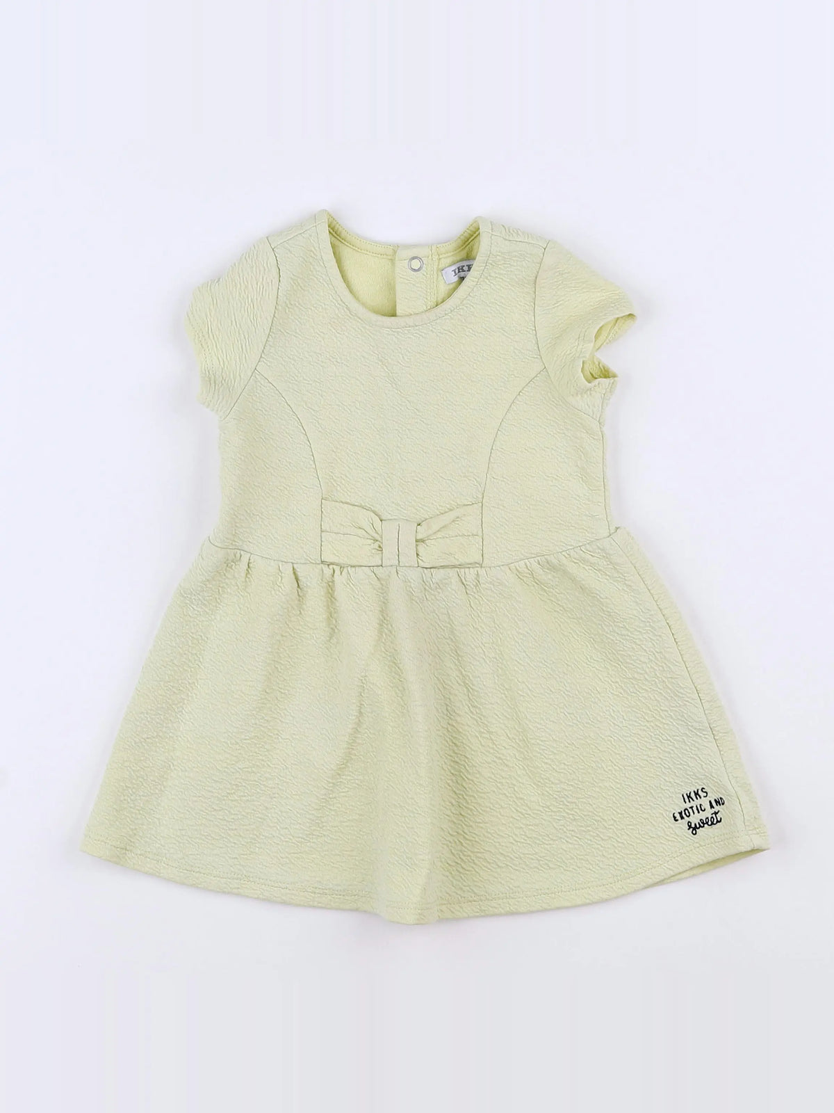 IKKS - robe jaune - 12 mois