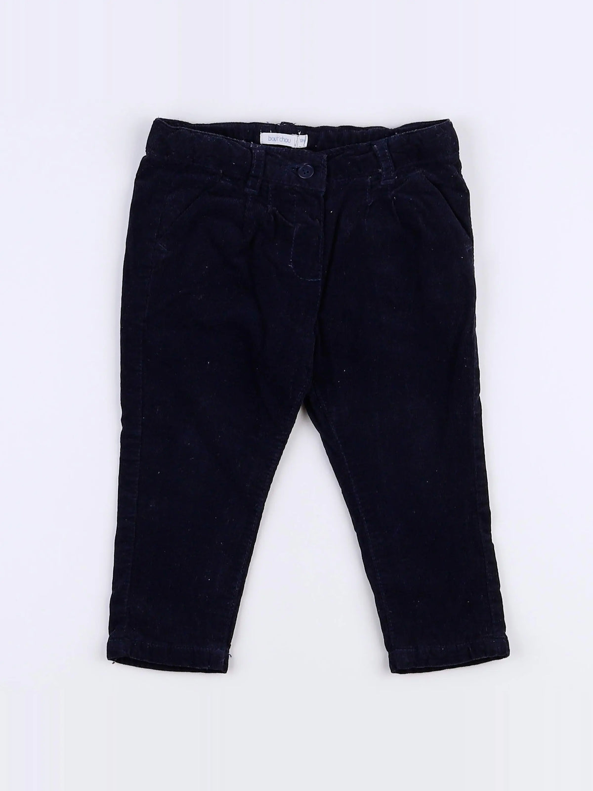 Boutchou - pantalon bleu - 12 mois