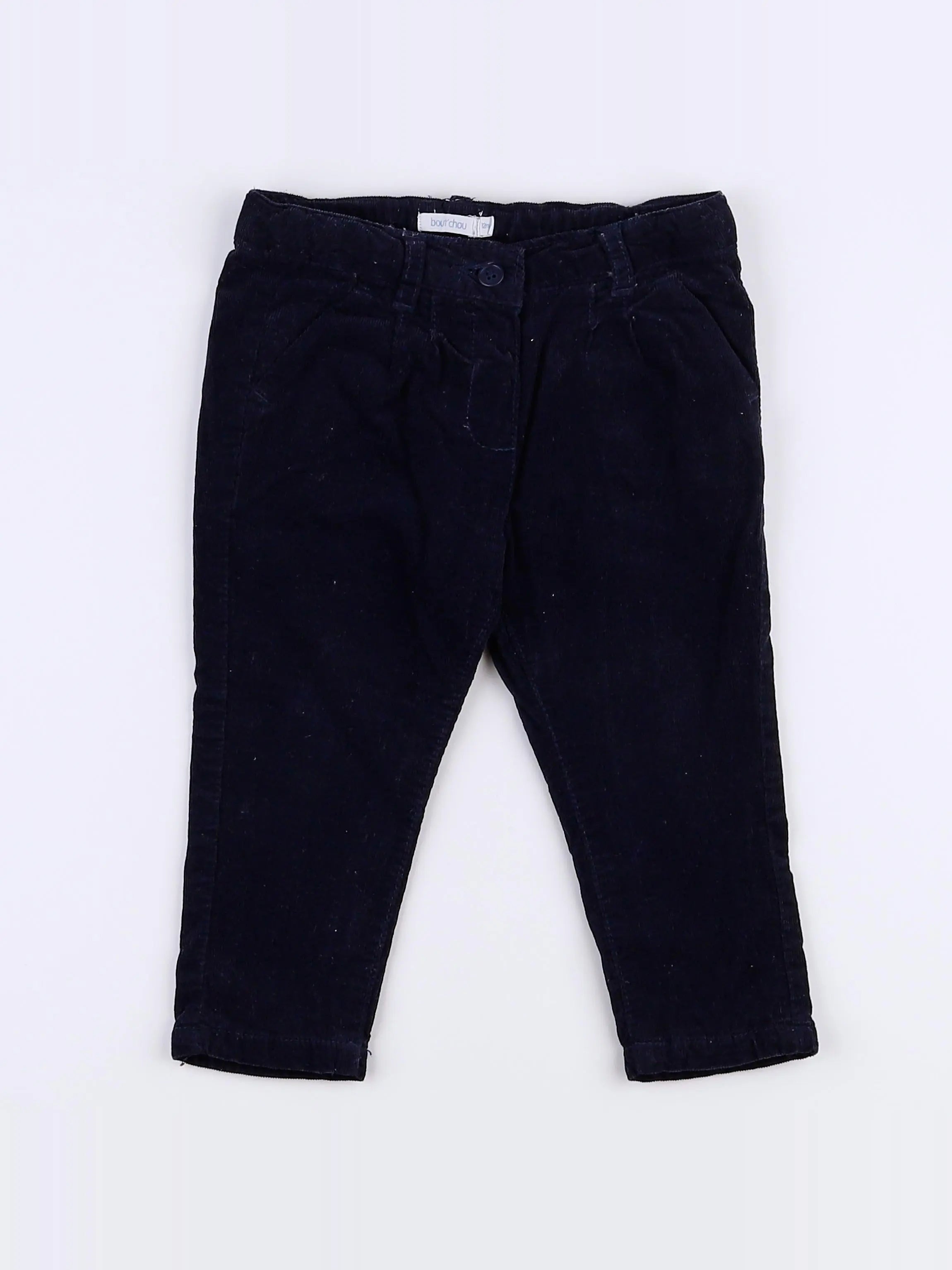Boutchou - pantalon bleu - 12 mois