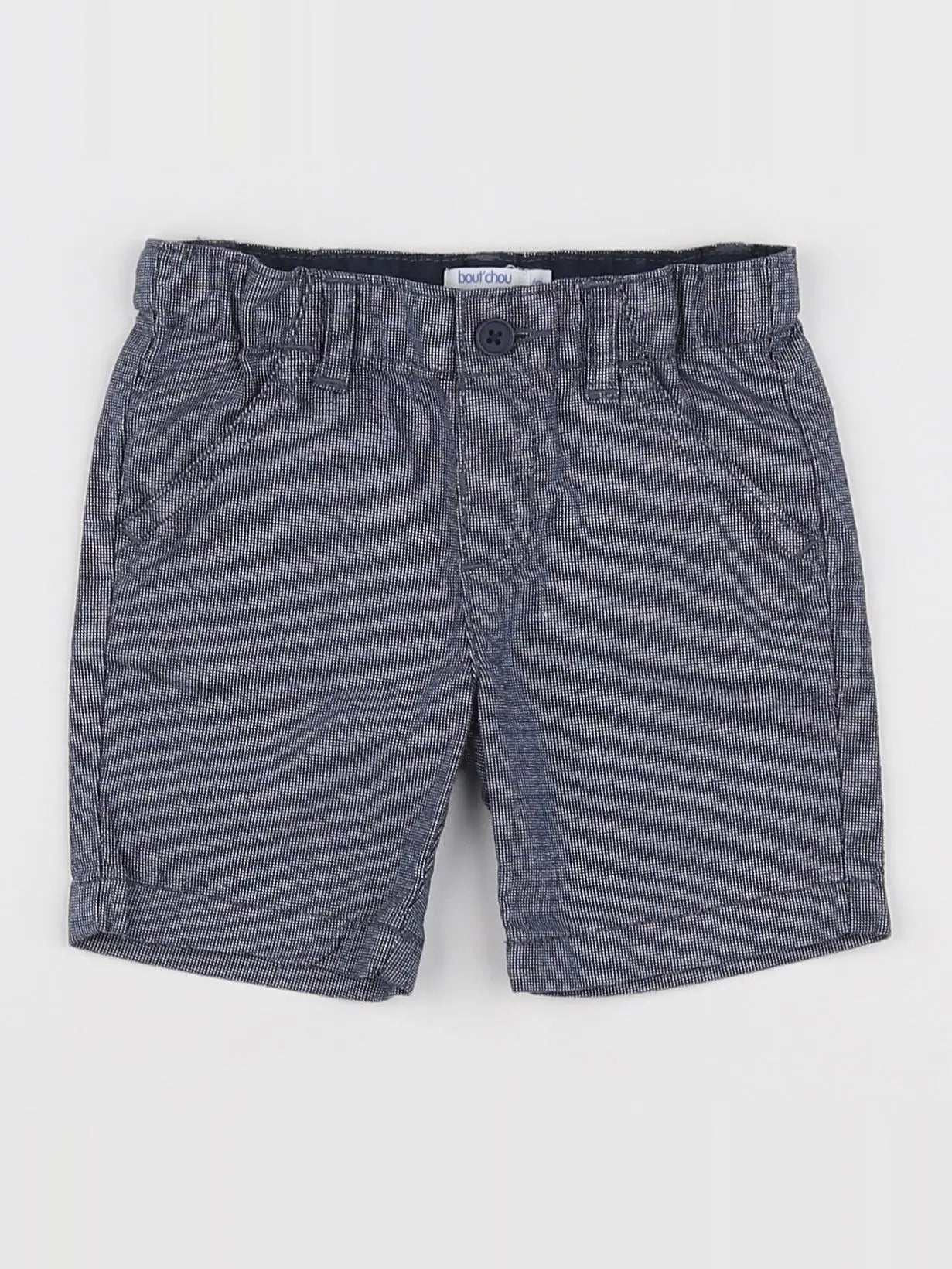 Boutchou - short bleu - 6 mois