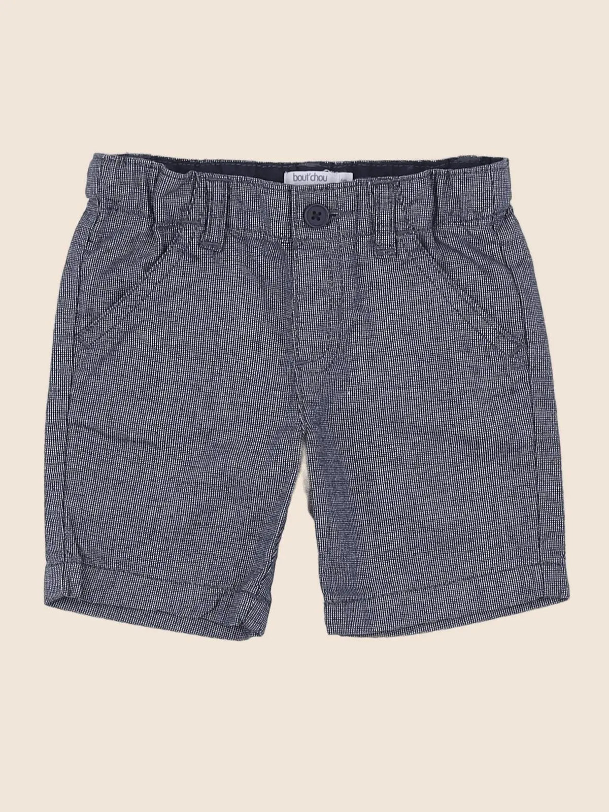 Boutchou - short bleu - 6 mois
