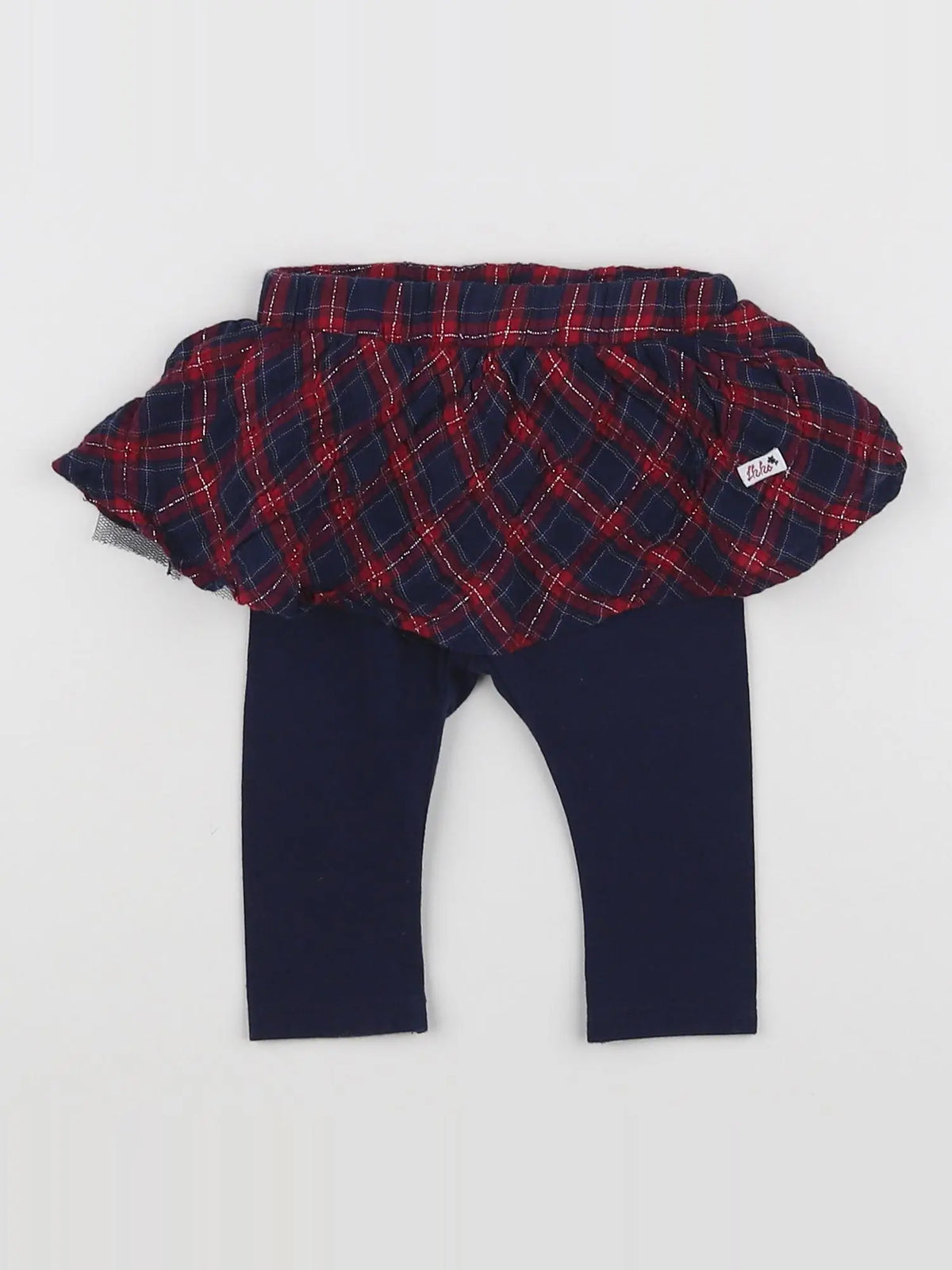 IKKS - legging bleu, rouge - 3 mois