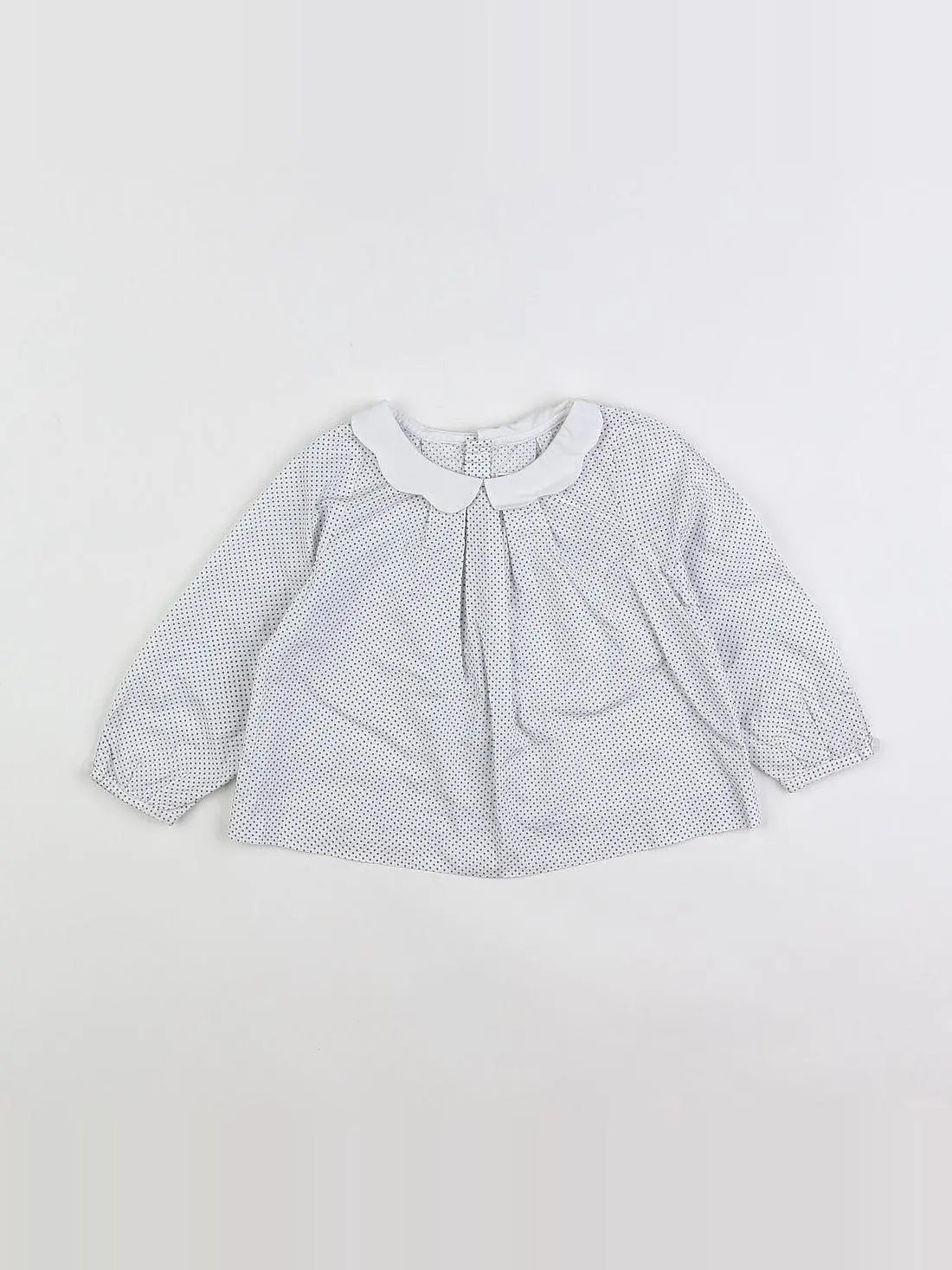Jacadi - blouse blanc - 12 mois