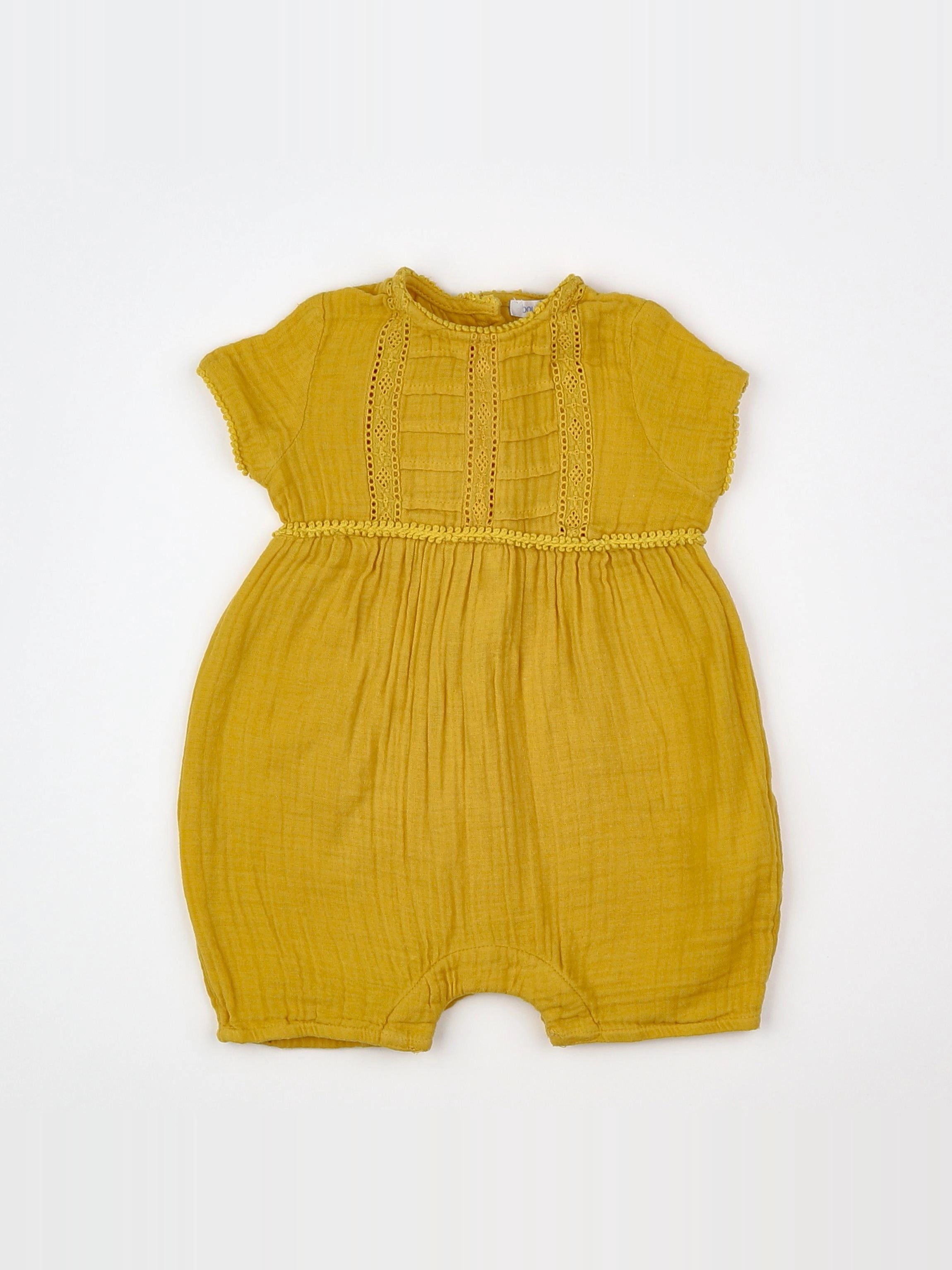 Boutchou - combinaison jaune - 3 mois