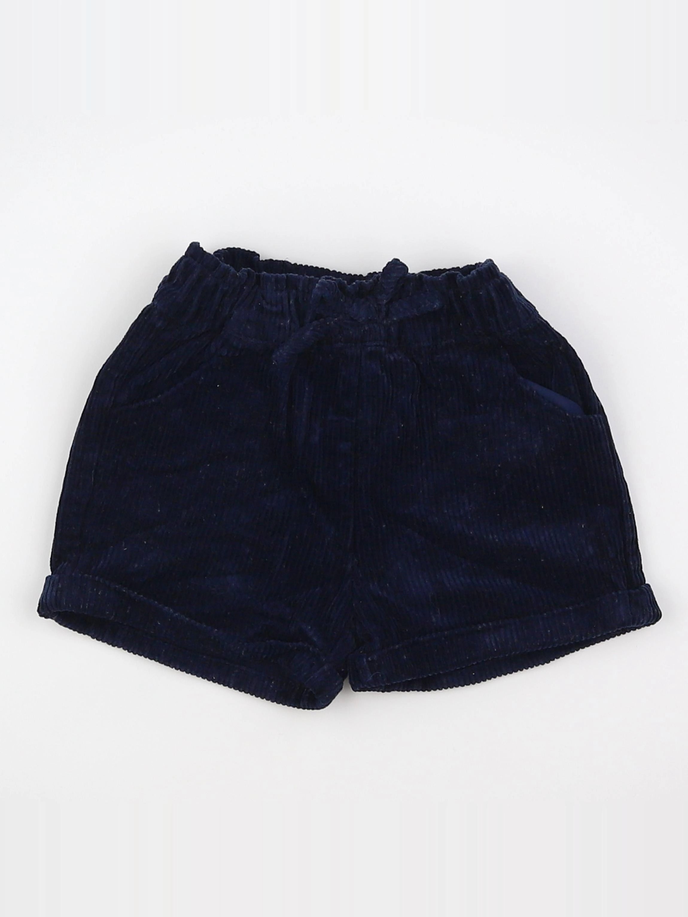 Vertbaudet - short bleu - 18 mois