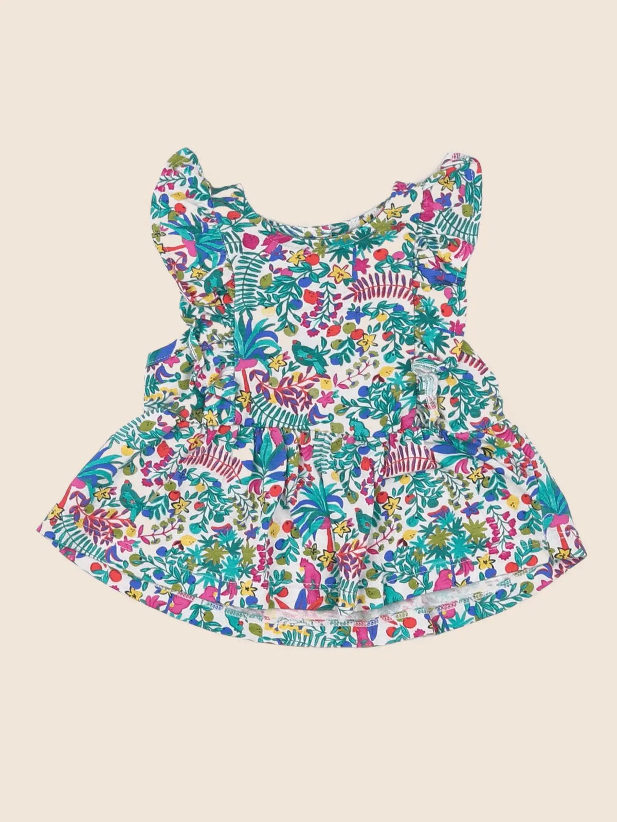 Tape à l'oeil - robe multicolore - 3 mois