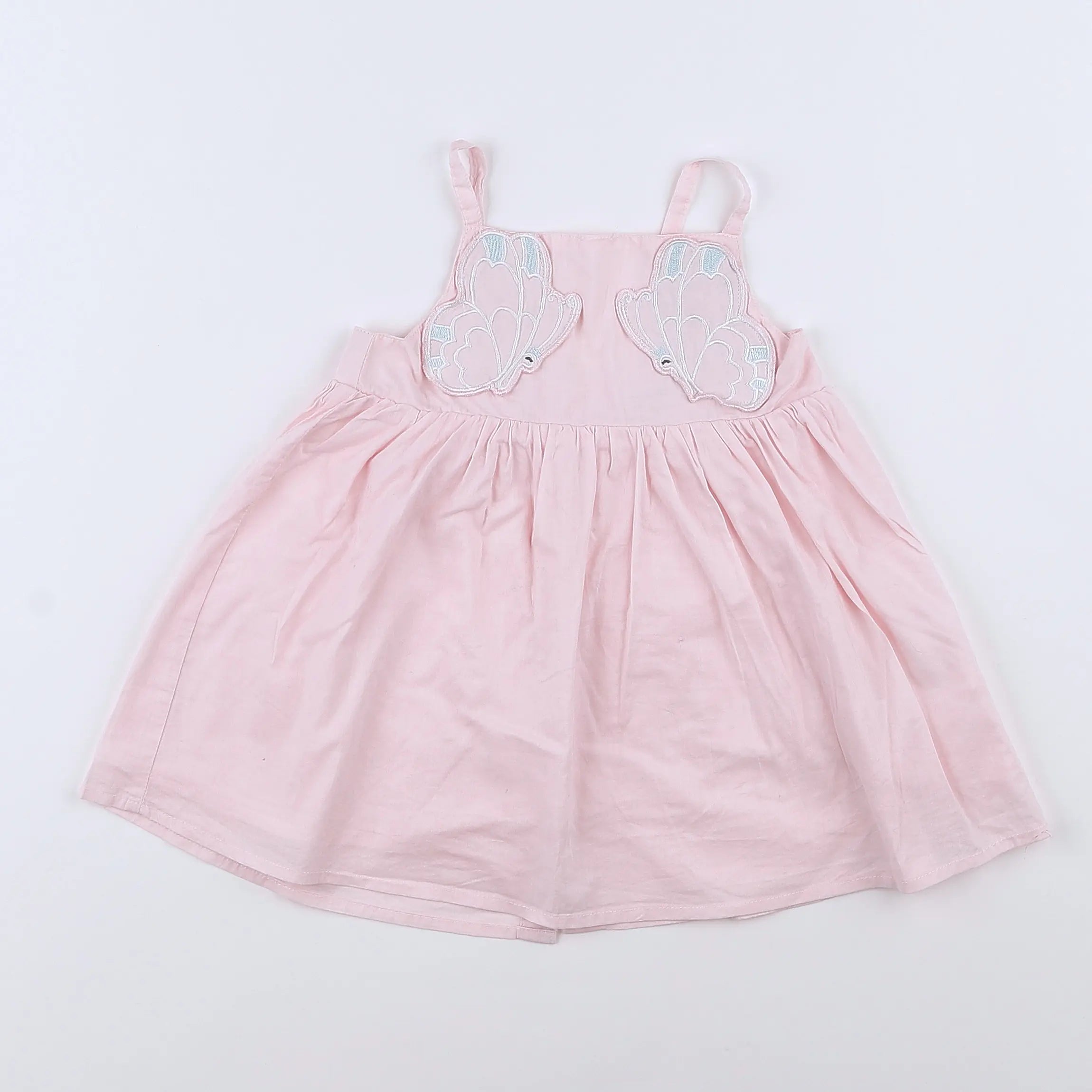 Vertbaudet - robe rose - 12 mois