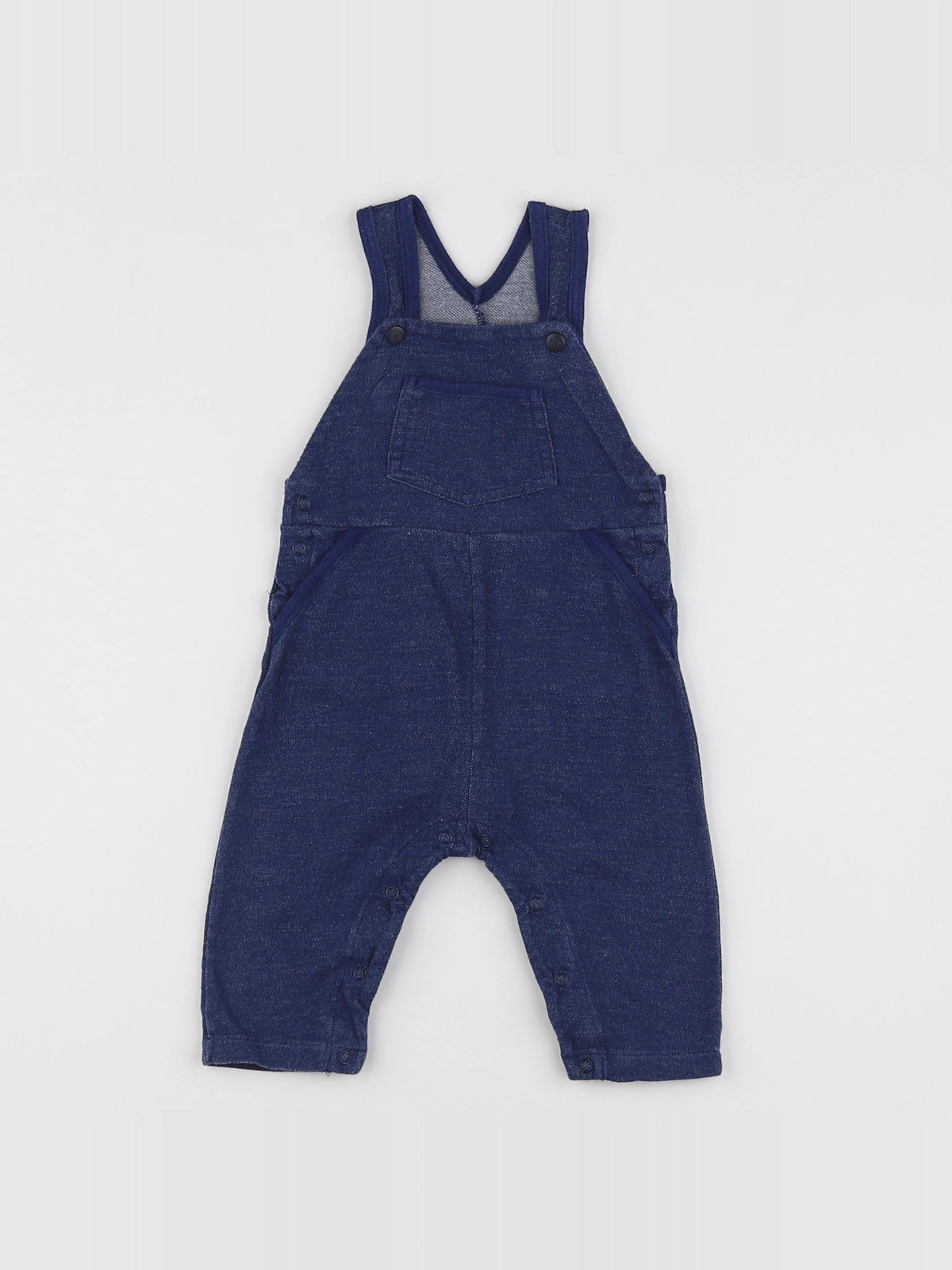Petit Bateau - salopette bleu - 6 mois