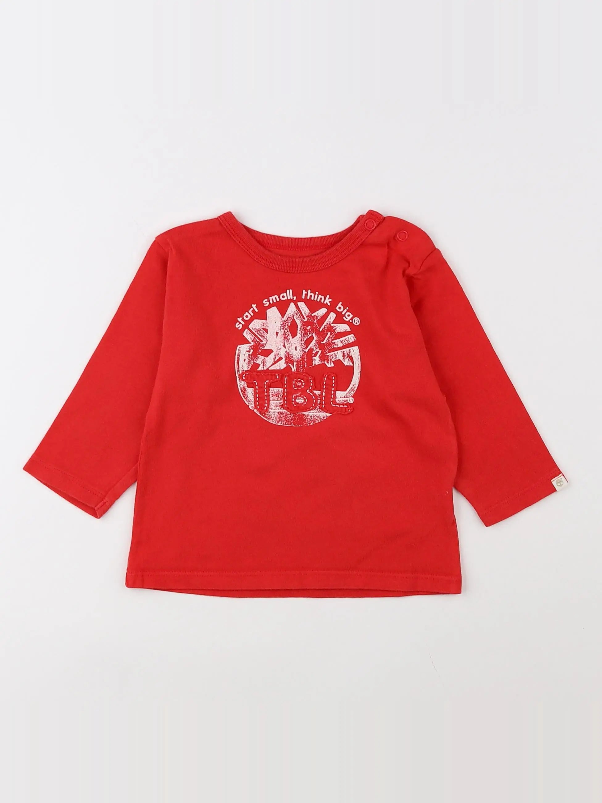 Timberland - tee-shirt rouge - 12 mois