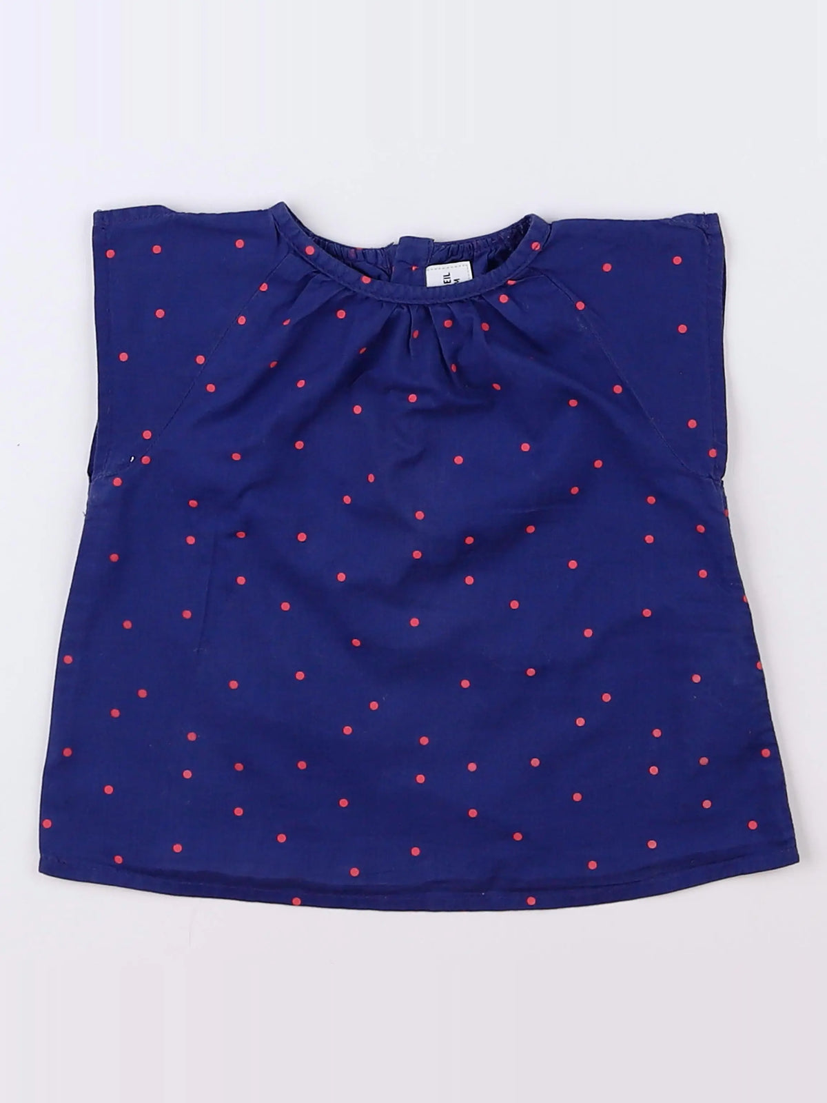 Tape à l'oeil - blouse bleu - 12 mois