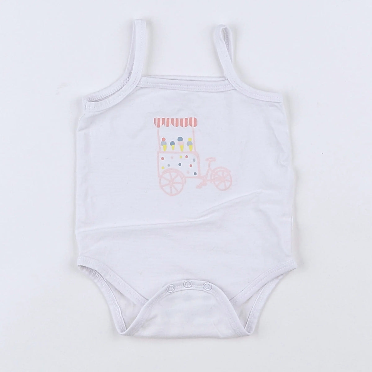 Vertbaudet - body blanc - 1 mois