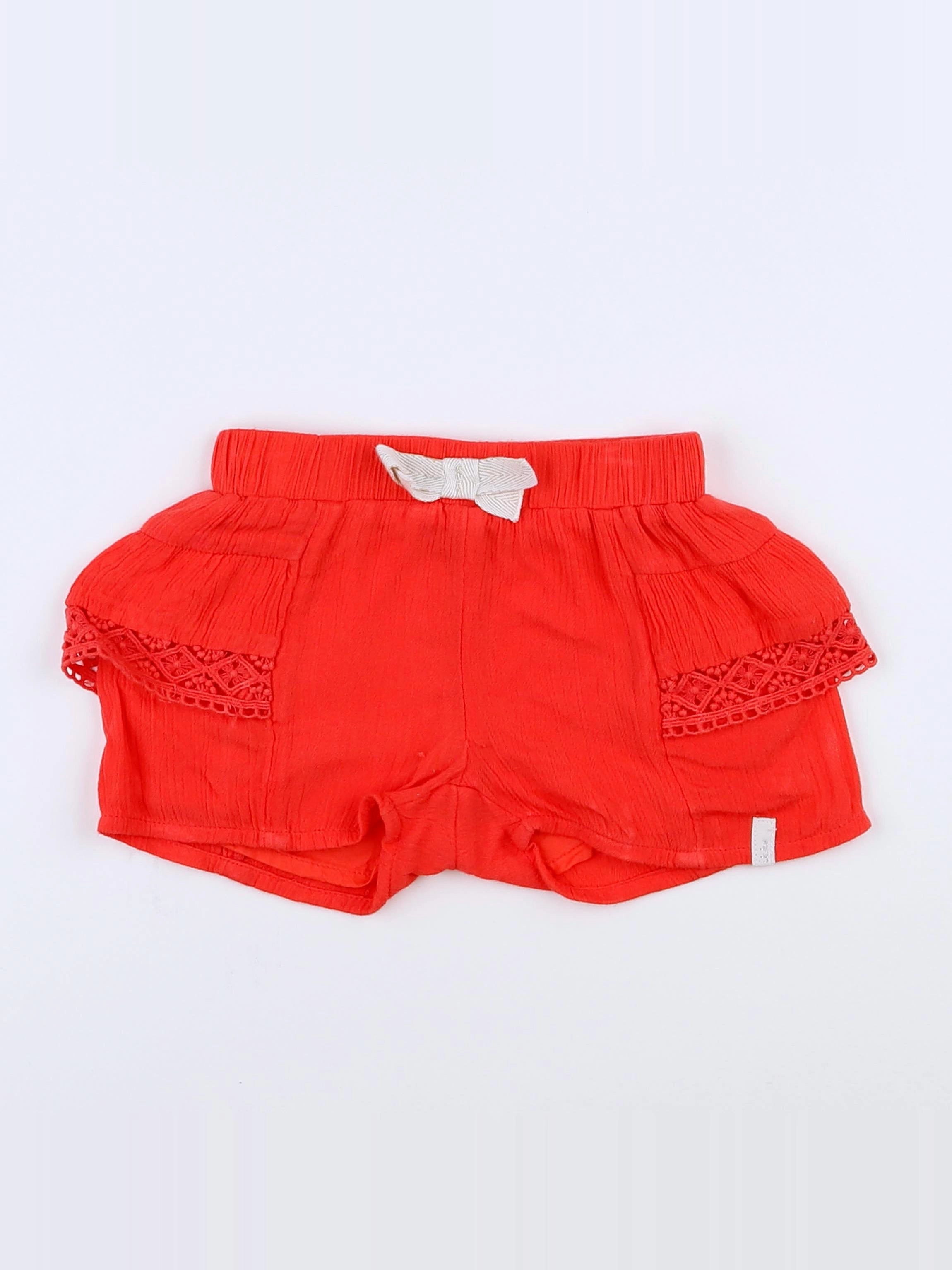 IKKS - short orange fluo - 6 mois