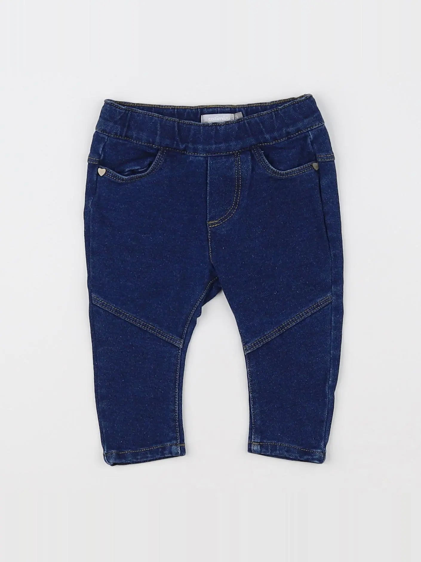 Catimini - legging bleu - 3 mois